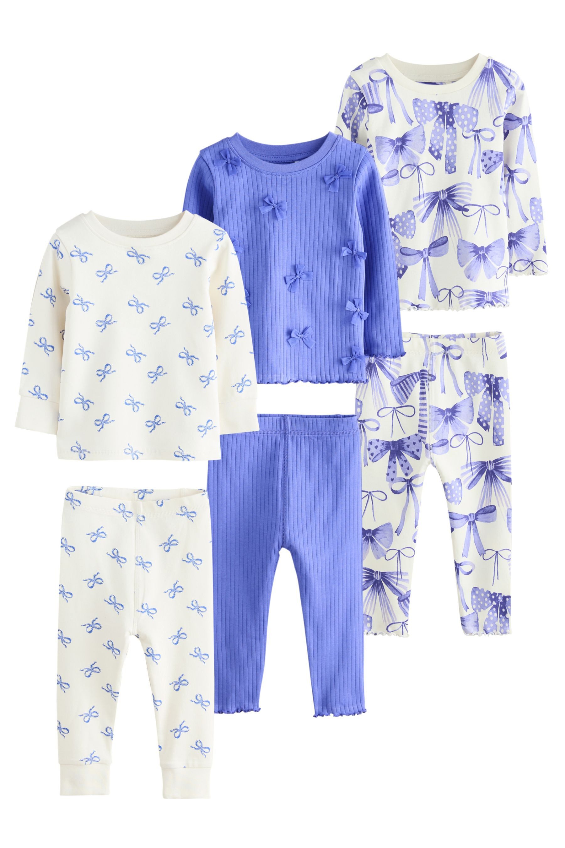 Pyjama Snuggle Schlafanzüge, 3er-Pack