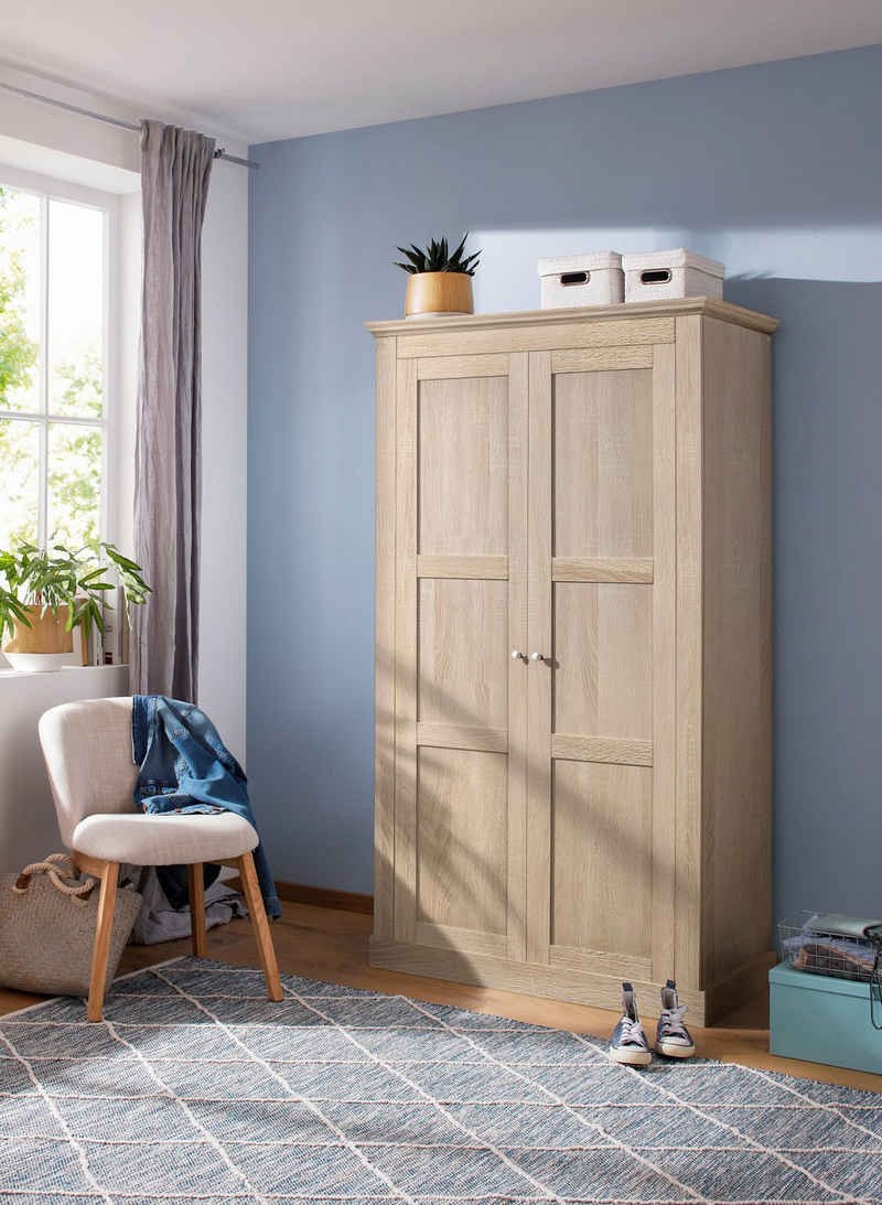 Home affaire Kleiderschrank Clonmel mit Einlegeboden und Kleiderstange hinter die Türen, Höhe 180 cm