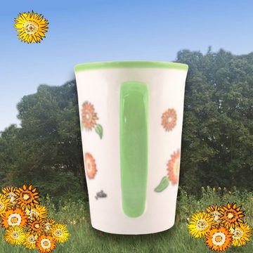 Mila Becher Mila Keramik-Teebecher Sunny Sunflowers, Keramik
