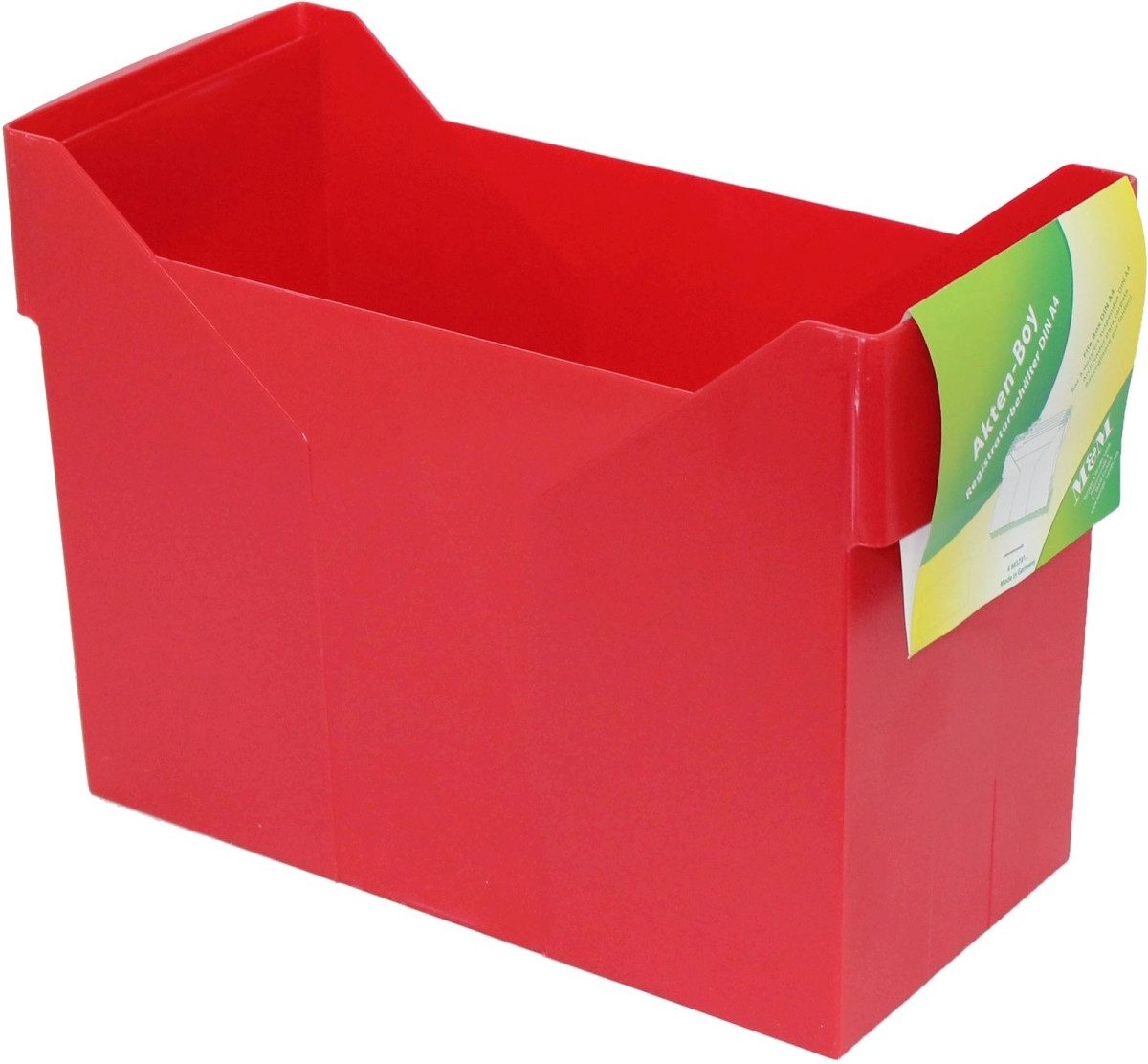 Metzger & Mendle Aufbewahrungsbox Akten-Boy A4 basic-rot leer