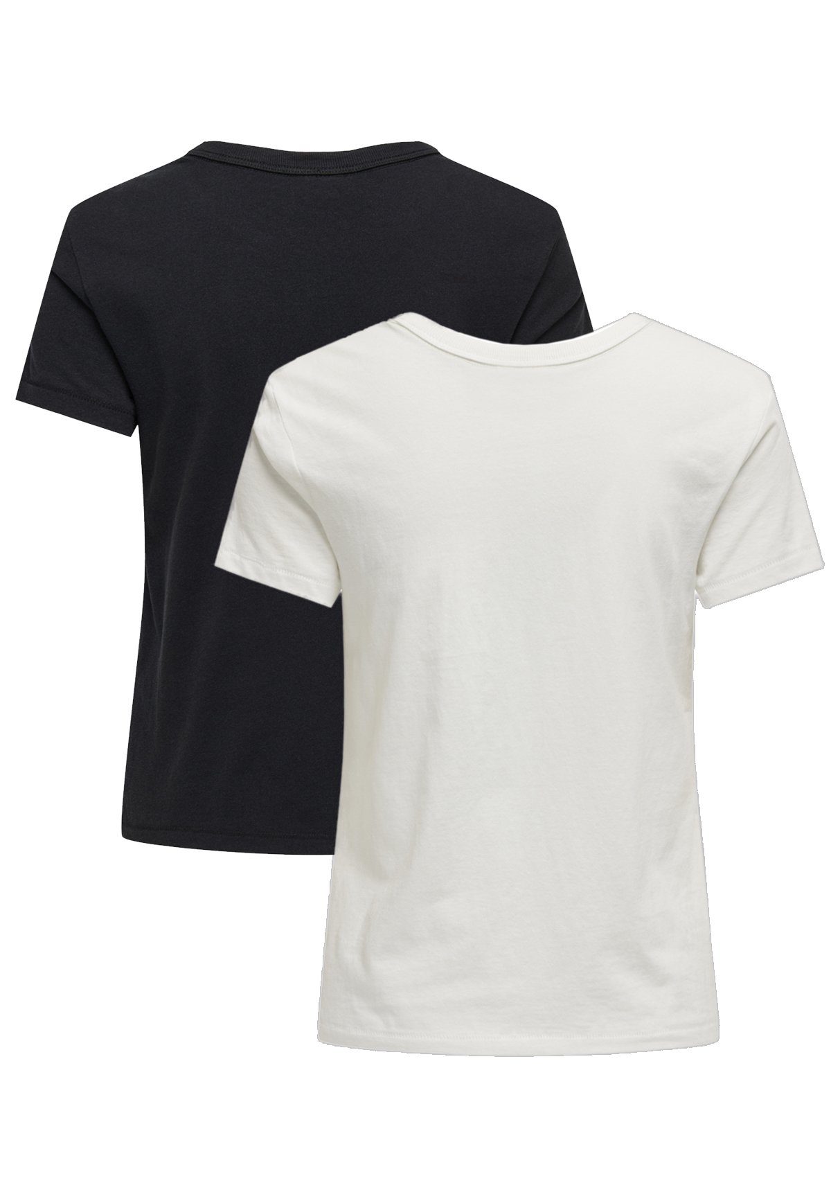 2-er Stück Princess Set 4990 in (2-tlg) de YONG JDYMICHIGAN JACQUELINE T-Shirt Schwarz-Weiß Bedrucktes T-Shirt