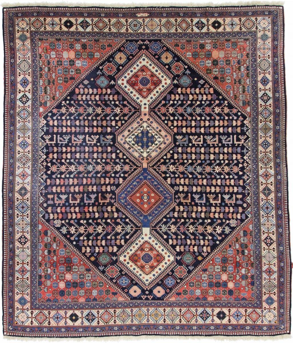 Orientteppich Yalameh 261x300 Handgeknüpfter Orientteppich / Perserteppich, Nain Trading, rechteckig, Höhe: 12 mm