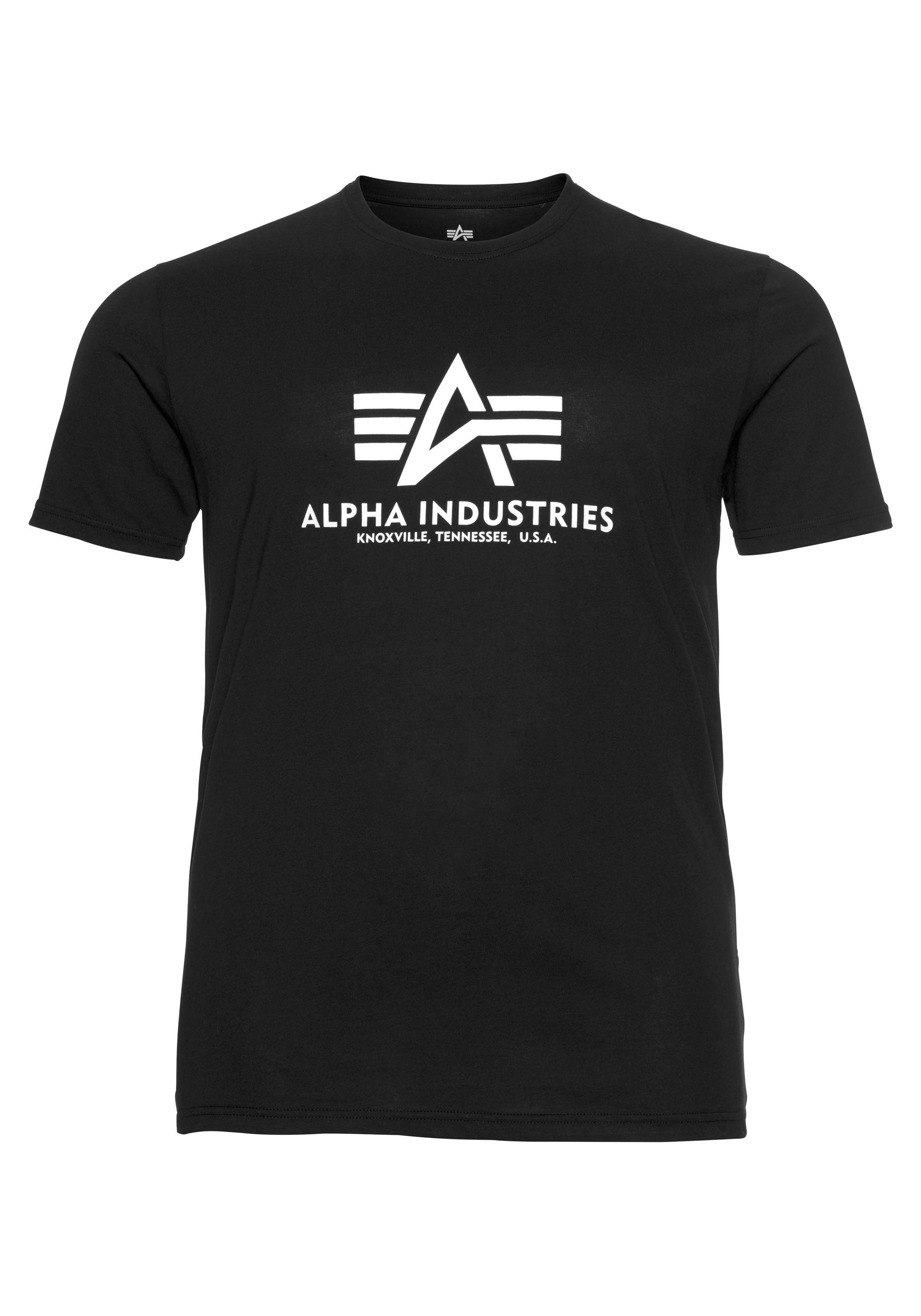 T-Shirt T-Shirt Alpha Industries Basic black-03