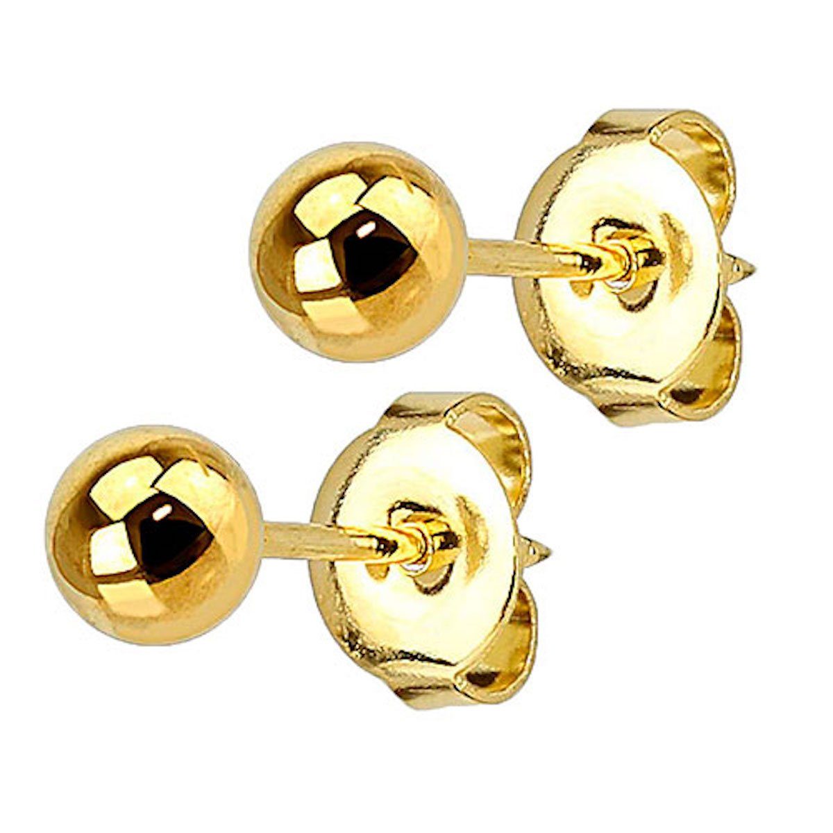 Taffstyle Paar Ohrstecker Kugeloptik Ohrringe Edelstahl runde Kugel Perle Damen & Herren (Zeitlose Kugel Ohrstecker in edlen Farben - Ideal auch zum verschenken für Frauen zum Geburtstag, Weihnachten, Valentinstag)