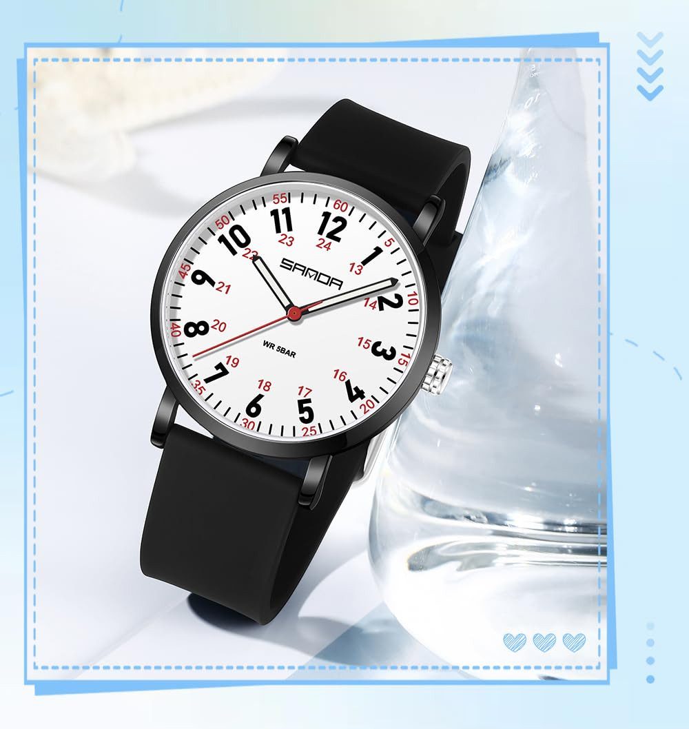 RWEUOQ Quarzuhr Analoge Quarzuhr für Damen, günstig online kaufen