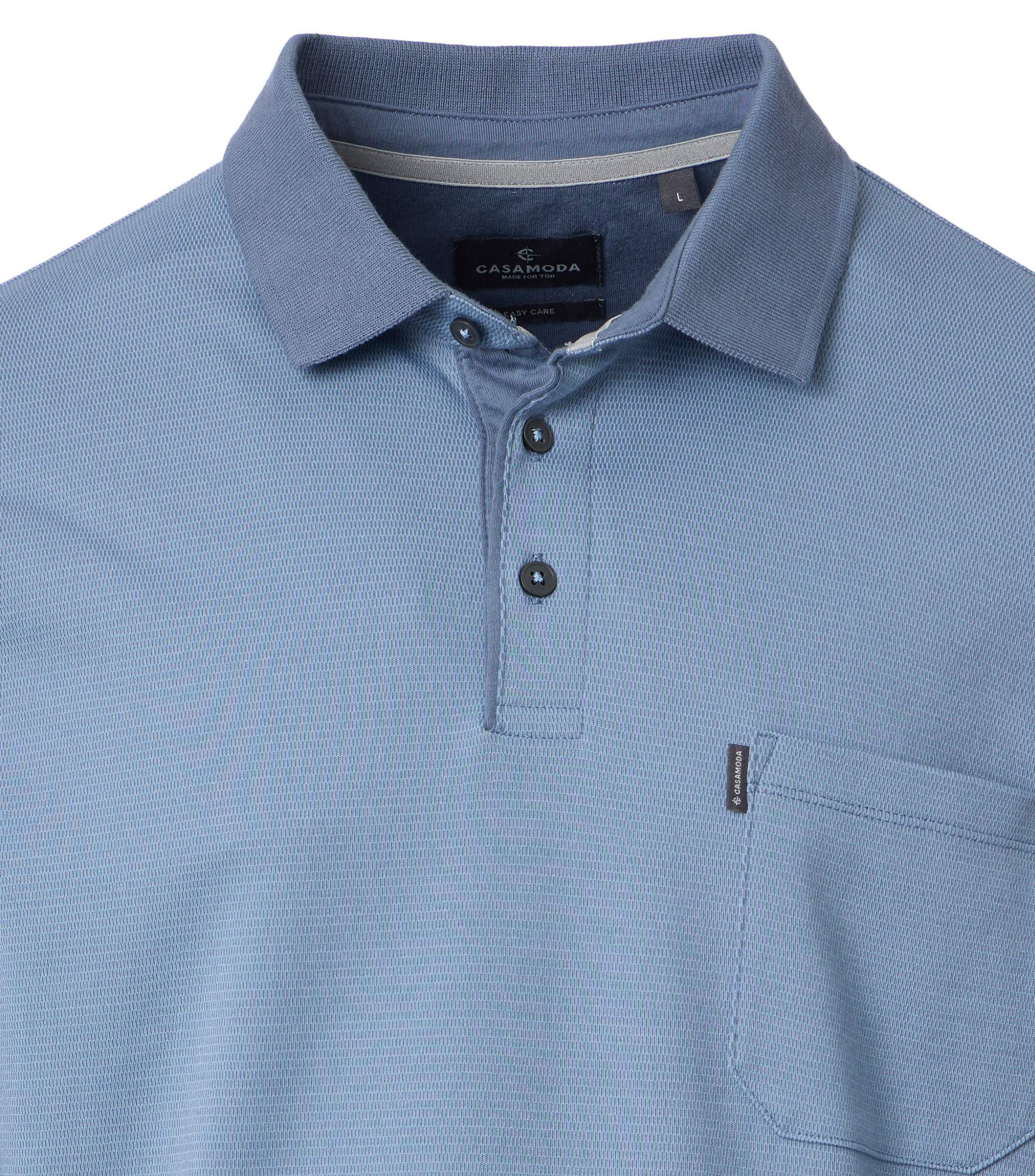 CASAMODA Langarm-Poloshirt CASAMODA Polo-Shirt Langarm uni