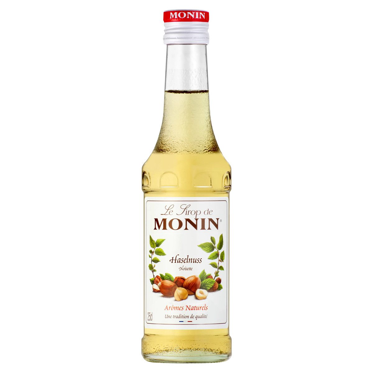 MONIN Getränke-Sirup, Monin Haselnuss Sirup ideal fuer Kaffee oder Milkshakes fein 250 ml