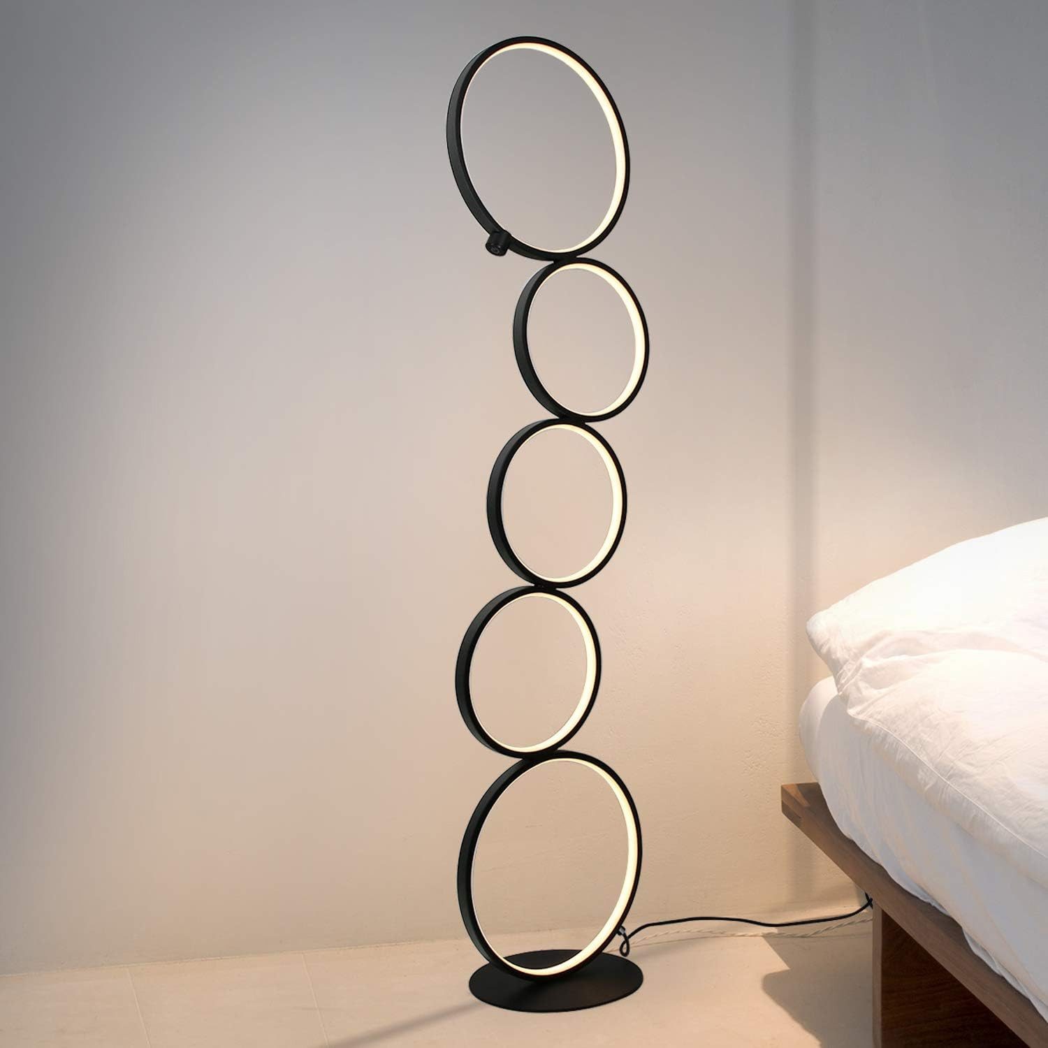 Stehlampe Wohnzimmer Dimmbar Helligkeit Standleuchte 33W Touch Switch 3000K