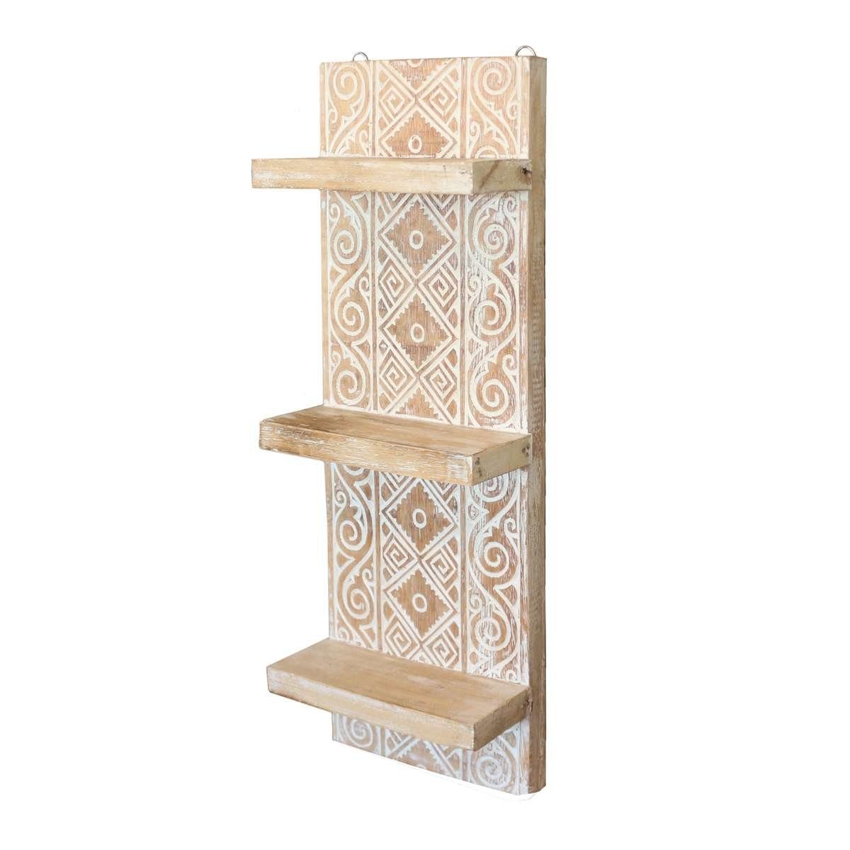 Oriental Galerie Wandregal Wandregal Wandbrett Anisa 25 cm breit weiß günstig online kaufen