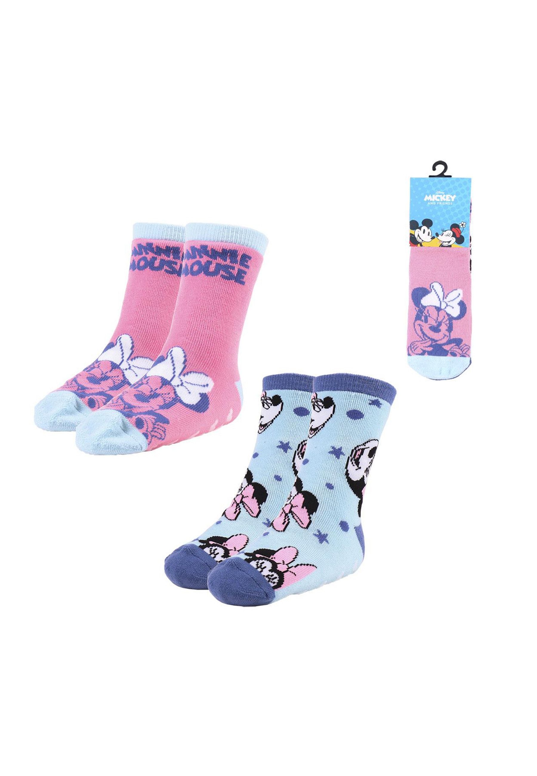Disney ABS-Socken Anti-Rutsch-Socken 2 Stück Minnie (Set)