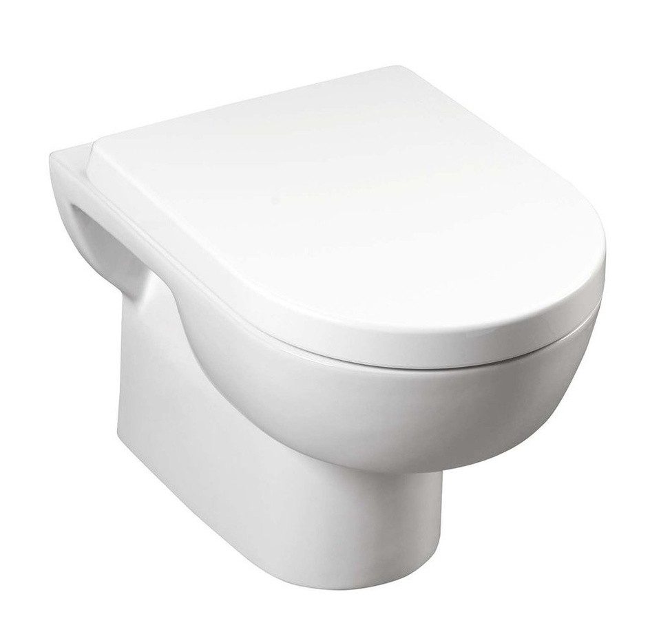 Aqualine Tiefspül-WC MODIS Hänge-WC 36x52cm, Weiß, Aqualine-MD001