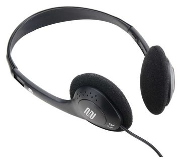 Beatfoxx Silent Guide V2 Bodypack-Receiver Economy Set Funk-Kopfhörer (Dezentes Tourguide-Set mit 5 Stereo Funk-Empfänger, UHF-Technik, 3 empfangbare Kanäle inkl. 5 Kopfhörer)