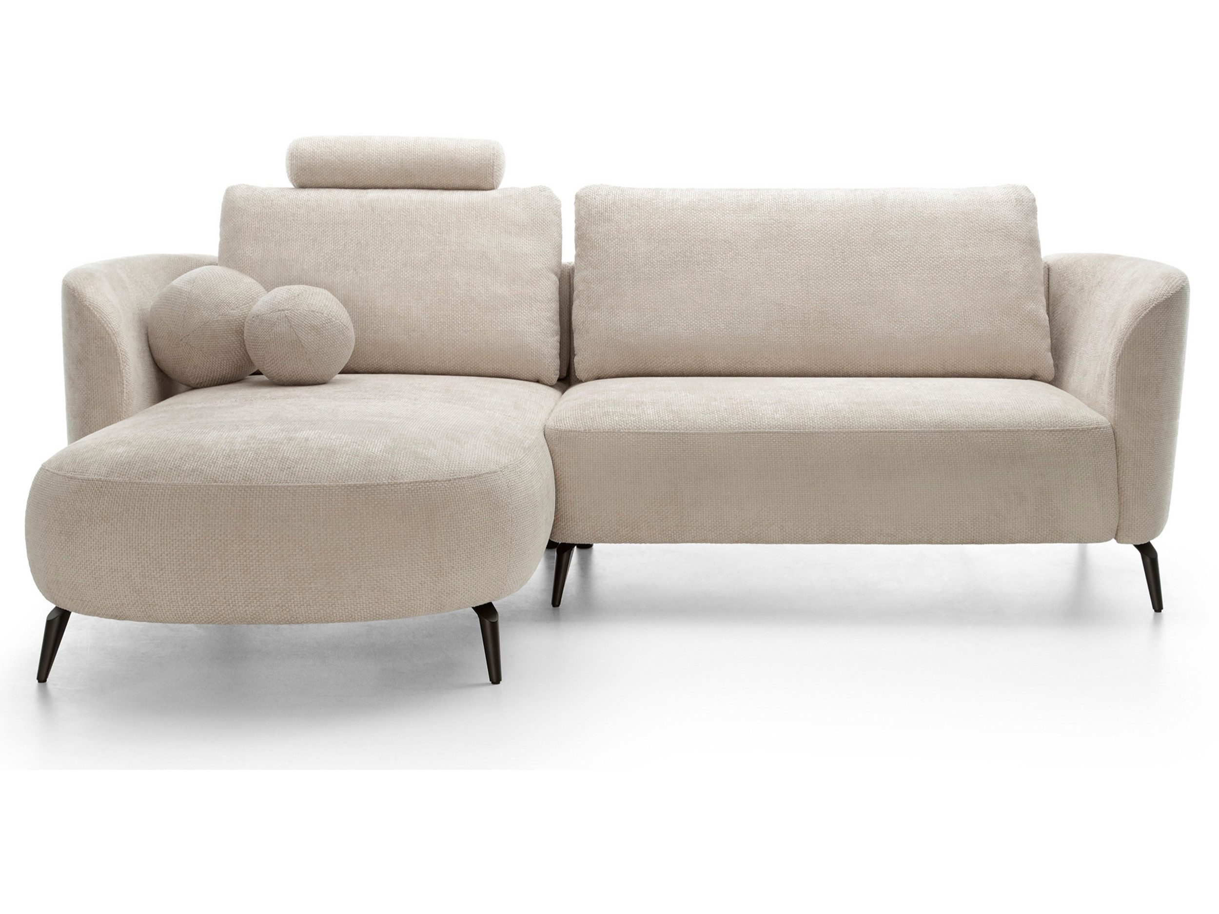 Goldstoff Ecksofa Zenit – L-Form Sofa günstig online kaufen