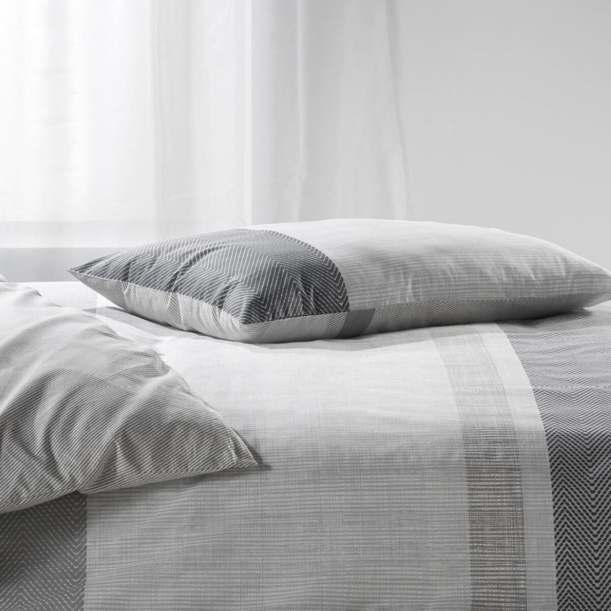 TRAUMSCHLAF Bettwäsche Spencer, Renforce, 2 teilig, zeitloses Streifendesign