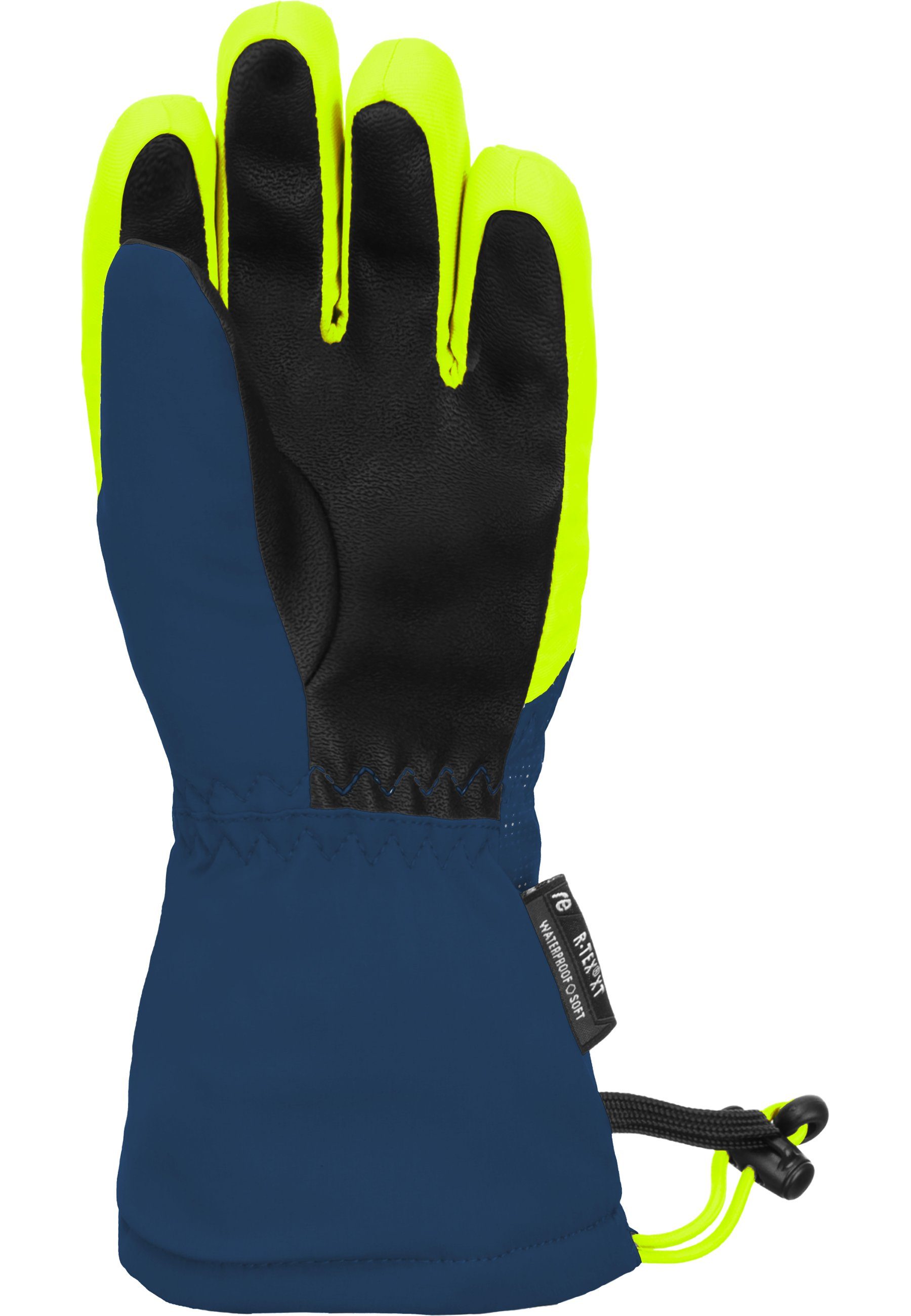 R-TEX Fütterung Reusch Skihandschuhe blau-gelb Maxi XT warmer mit
