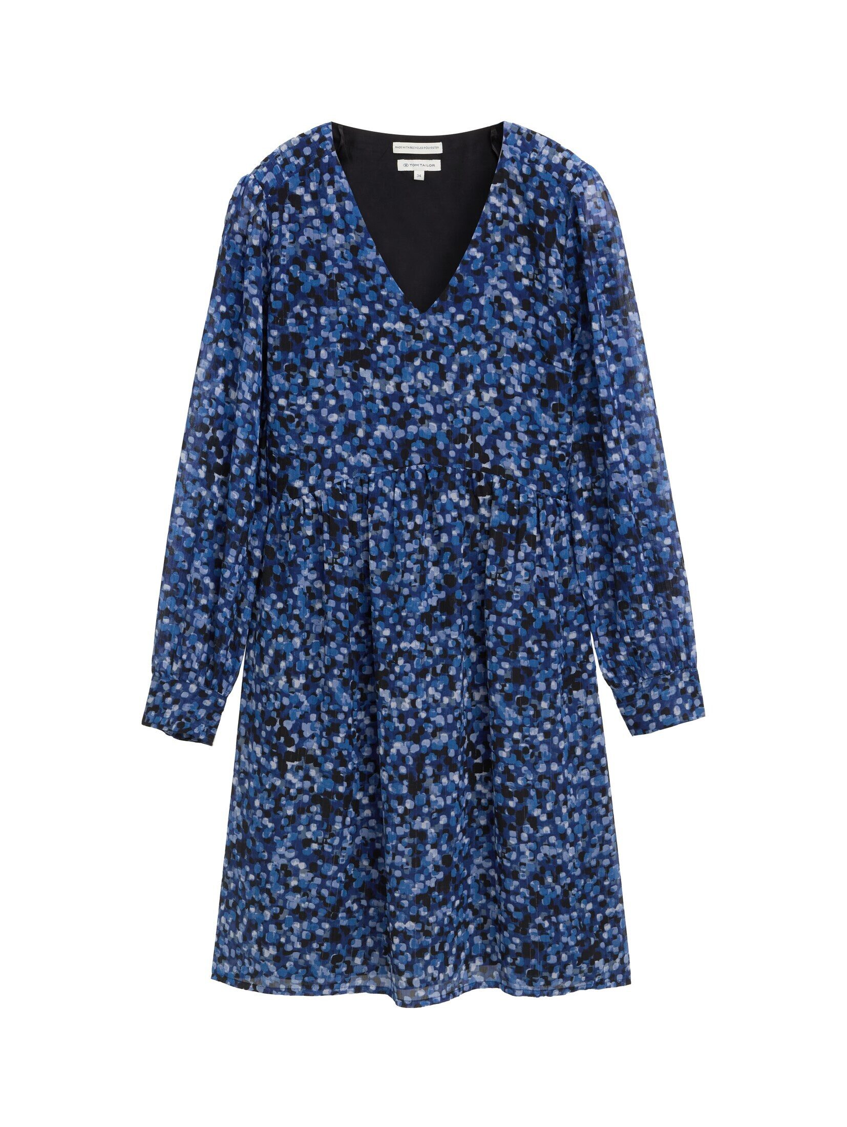 TOM TAILOR Sommerkleid Gemustertes Chiffon-Kleid günstig online kaufen