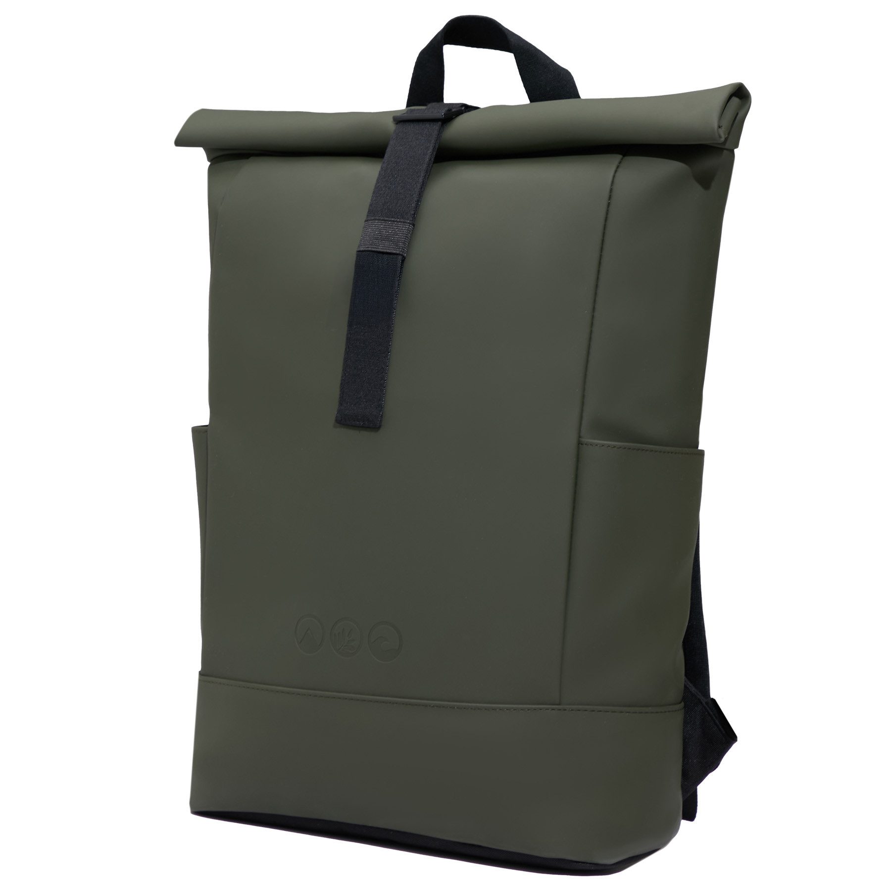 SONS OF ALOHA Rucksack Rolltop Rucksack mit Laptopfach und gepolsterter Rückseite, Rolltop Rucksack XL HOLU wasserabweisend und aus recyceltem Material