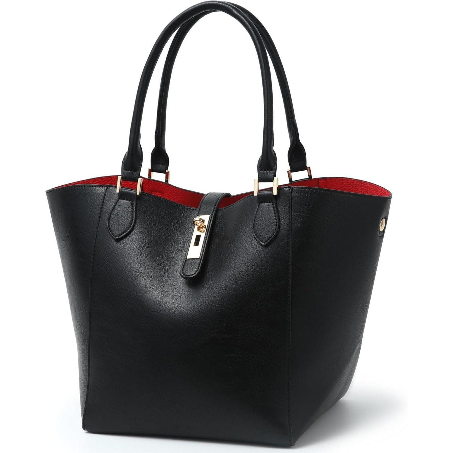 LuxusKollektion Shopper Damen Shopper Tasche Groß Leder Handtasche Henkelta günstig online kaufen