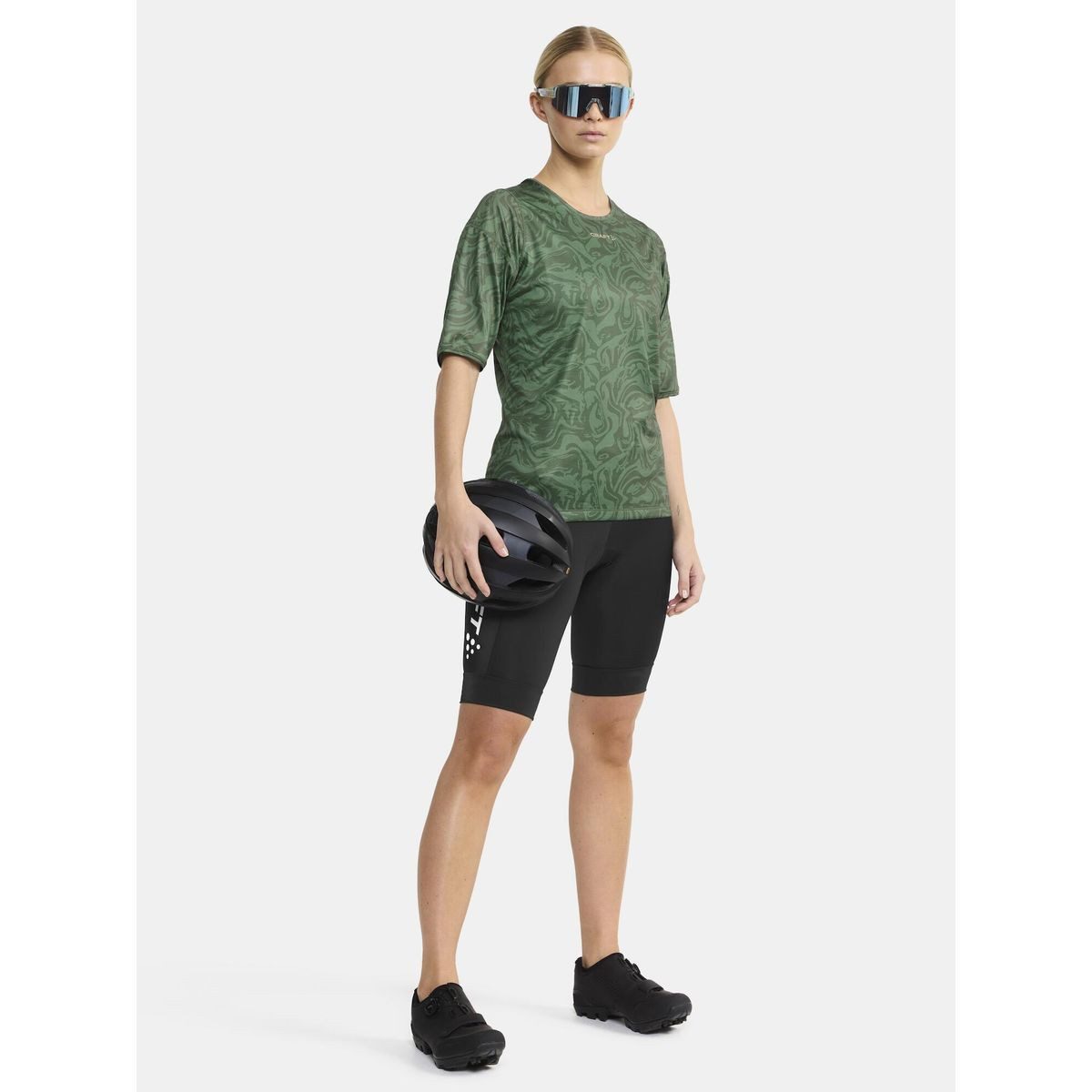 Craft Radtrikot Core Offroad XT Short Sleeve Jersey Women Elastisches Damen-Radtrikot mit Mesh-Einsatz für optimale Belüftung