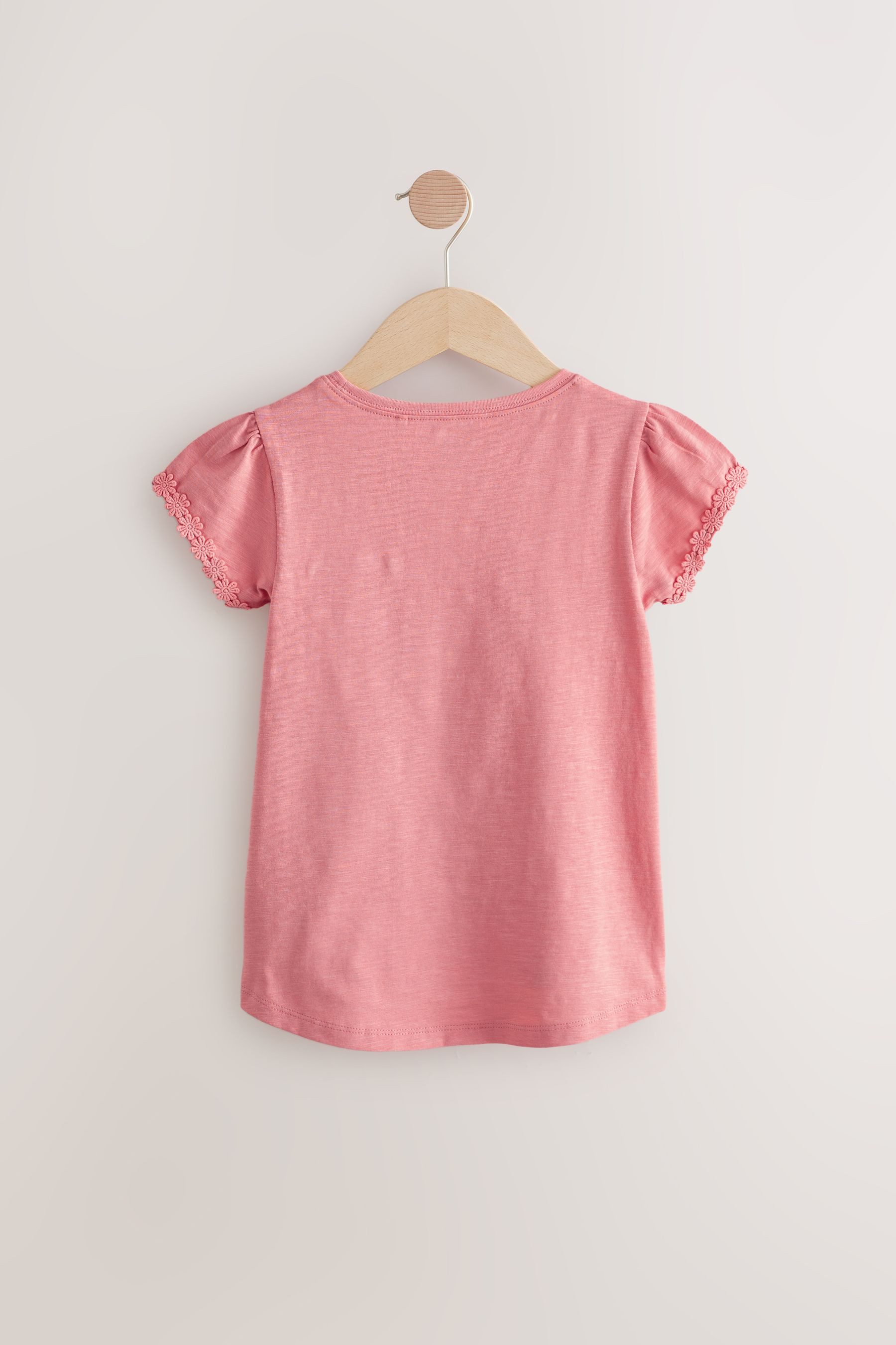 Next T-Shirt 3er-Pack T-Shirts mit Gänseblümchenbesatz günstig online kaufen