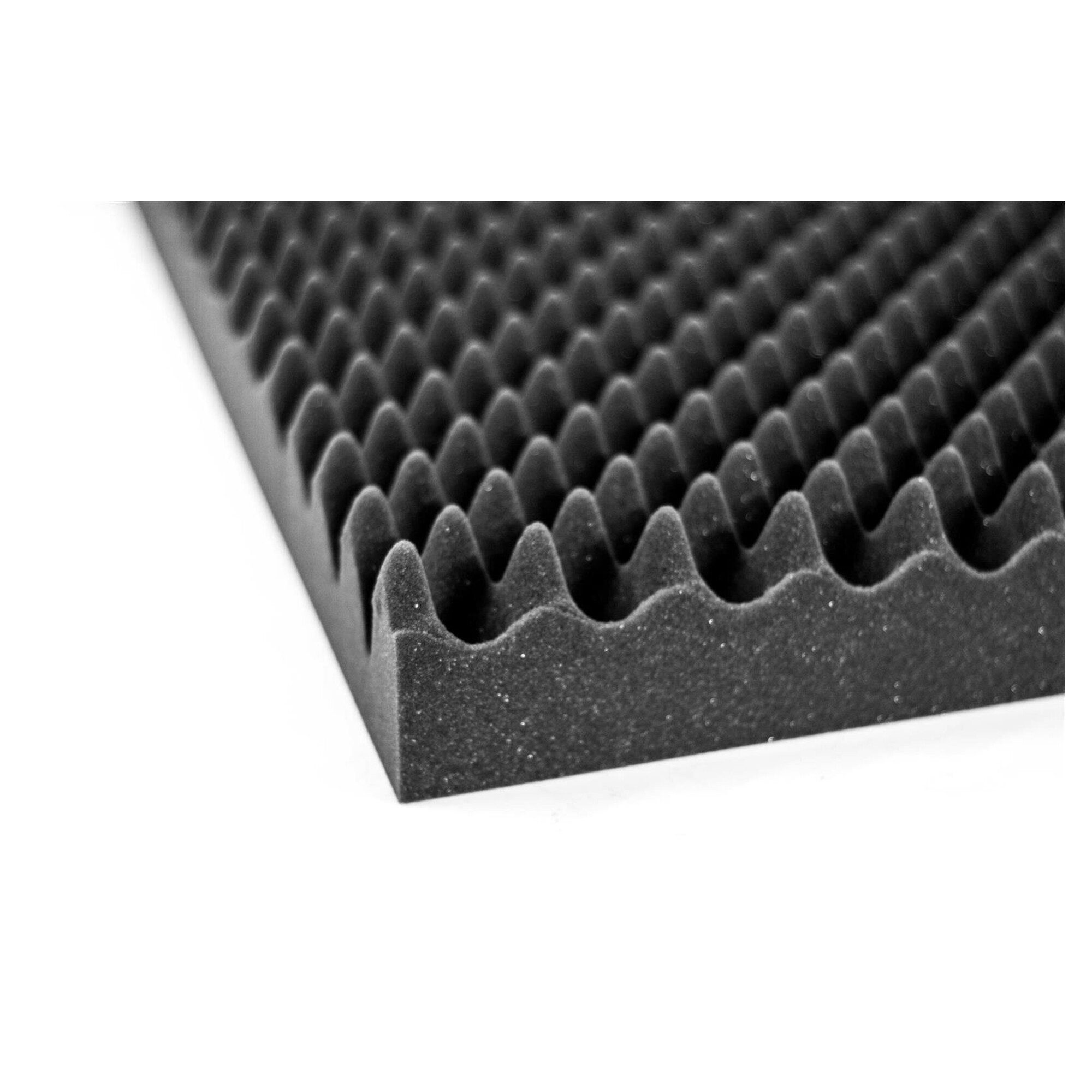 PolySound Akustikplatte Noppenschaumstoff anthrazit 200×100 cm (2 m) – Schallabsorber
