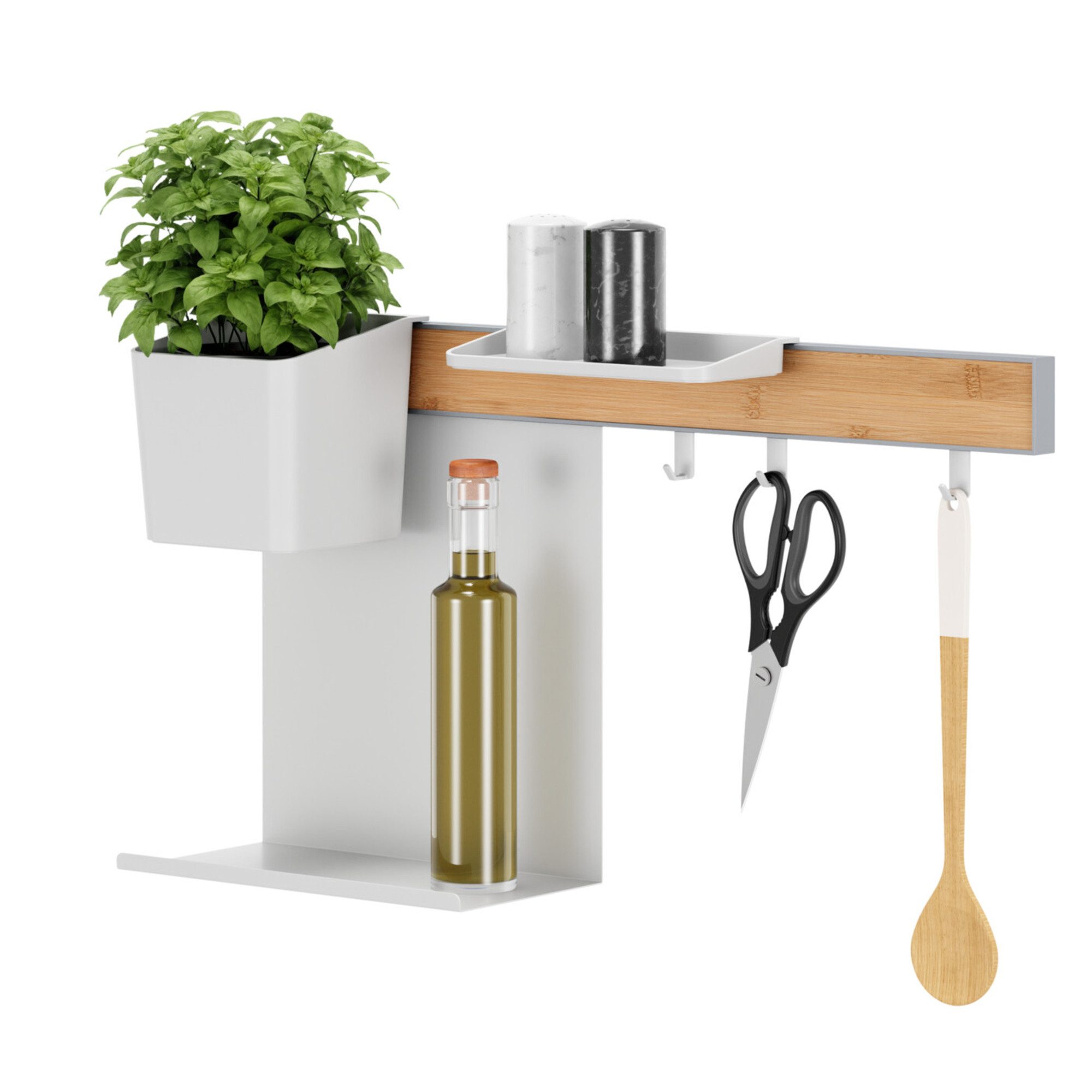 tesa Geschirr-Set Küchenorganizer Kombi Set S 70040-00000-01 (2 Stück)