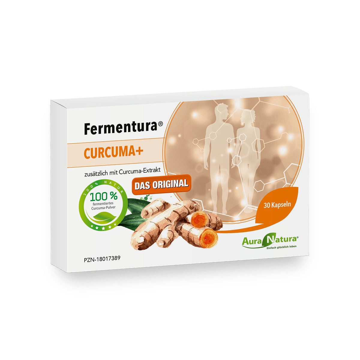 Aura Natura Fermentura Curcuma+ 30 Kapseln - 30 Tage Kapseln