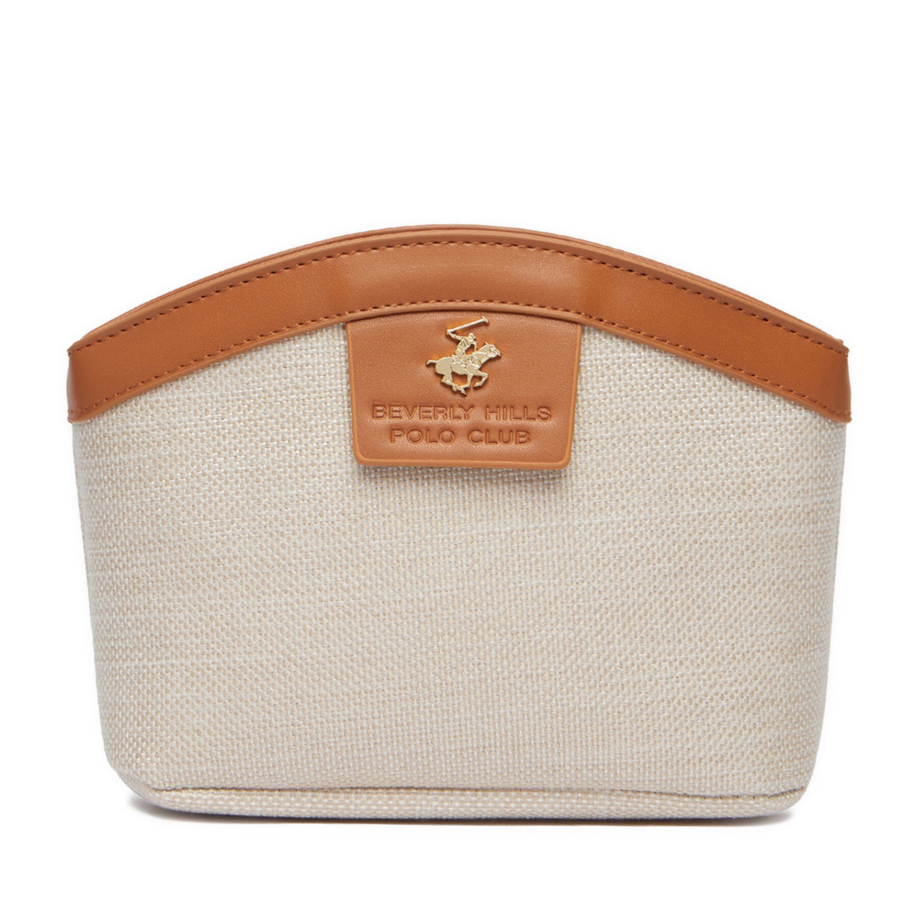 BEVERLY HILLS POLO CLUB Handtasche Beverly Hills Polo Club Kosmetiktasche für Damen, Beige