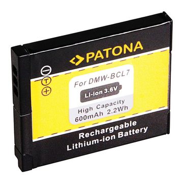 Patona Akku für Panasonic DMW-BCL7E Kamera-Akku Ersatzakku 600 mAh (3,6 V, 1 St), SZ9 SZ3 XS1 FS50 FH50 F5 BCL7