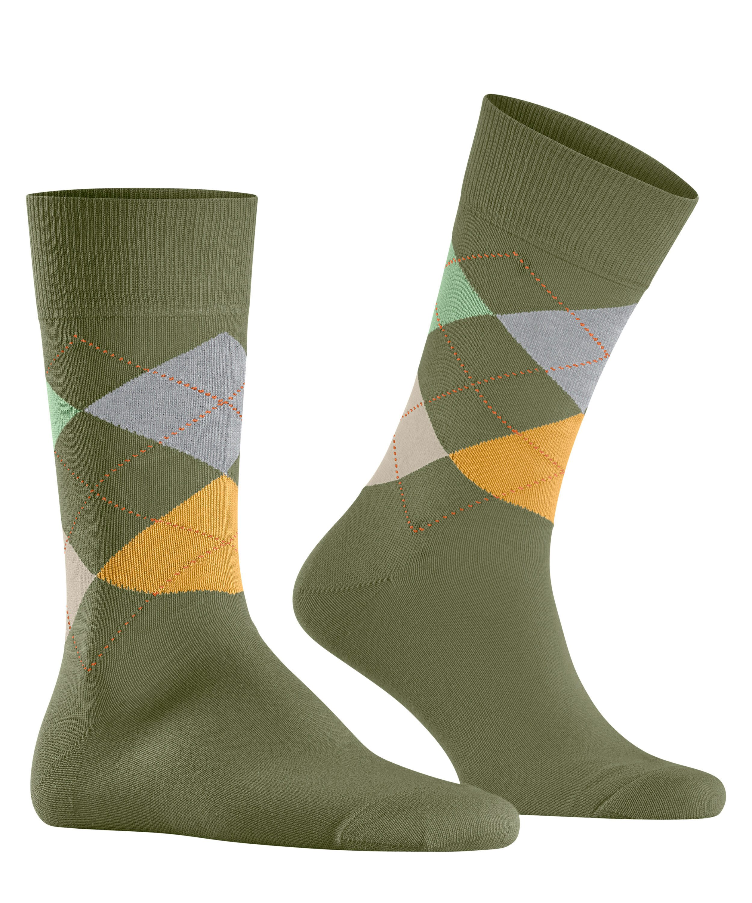 Burlington Socken King Socken mit vierfarbigem Argyle-Muster (1-Paar) mit vierfarbigem Argyle-Muster