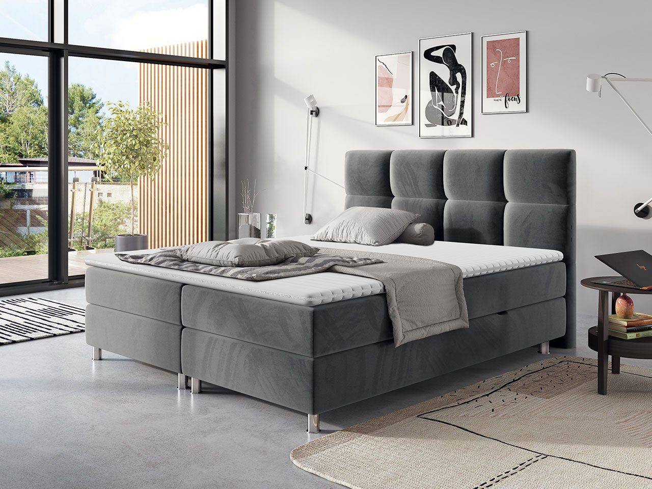 MIRJAN24 Boxspringbett Dave (zwei Bettkästen für günstig online kaufen