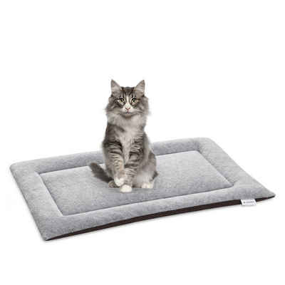 Navaris Tiermatratze Katzenbett Katzenkissen Decke für Reisen - Bett Liegedecke für Katzen