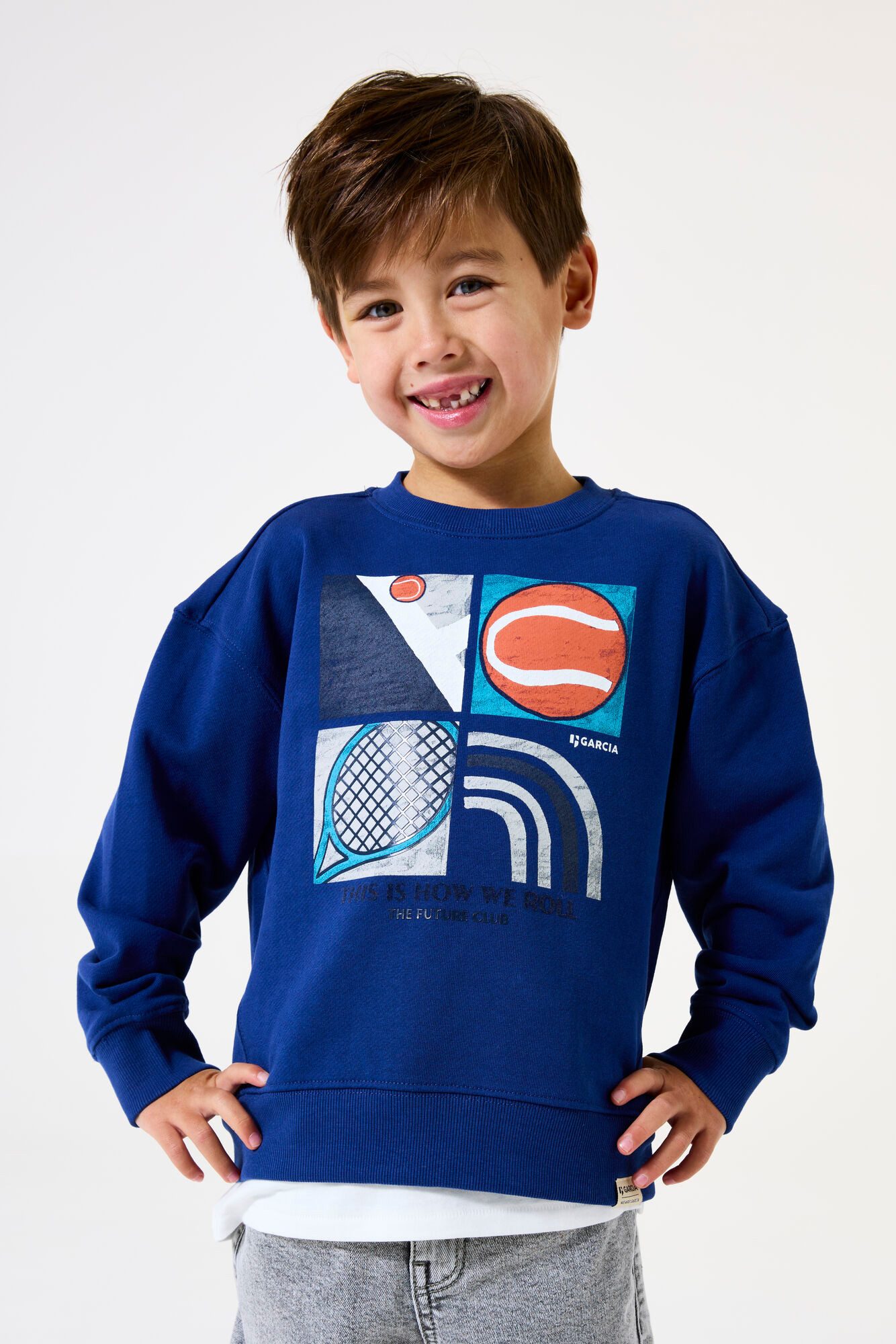 Garcia Sweatshirt mit Frontprint