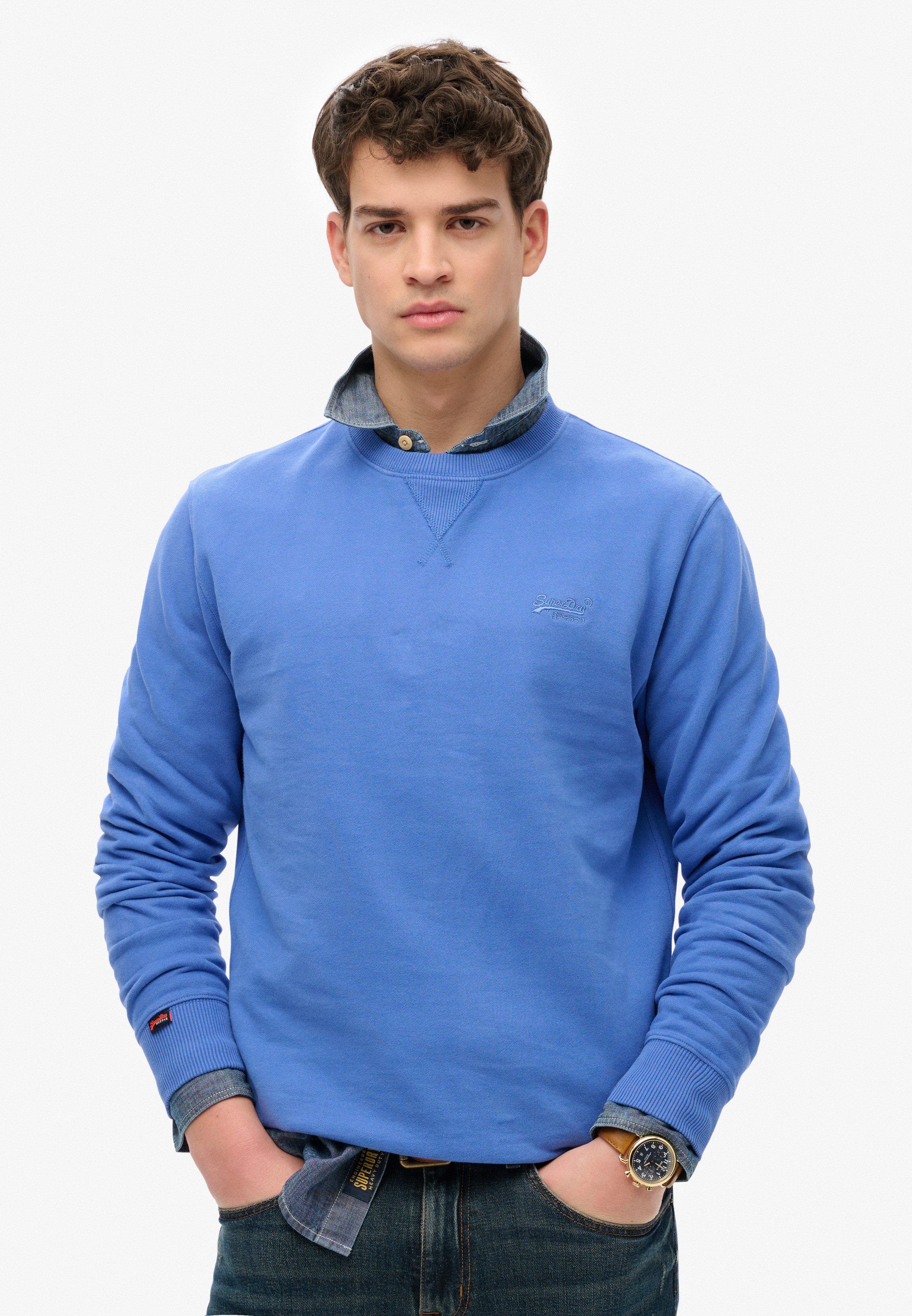 Superdry Sweatshirt ESSENTIAL LOGO CREW SWEATSHIRT Baumwollmischung, loose günstig online kaufen