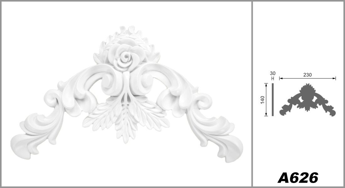 Grand Decor Wanddekoobjekt A626 (Ornament aus günstig online kaufen