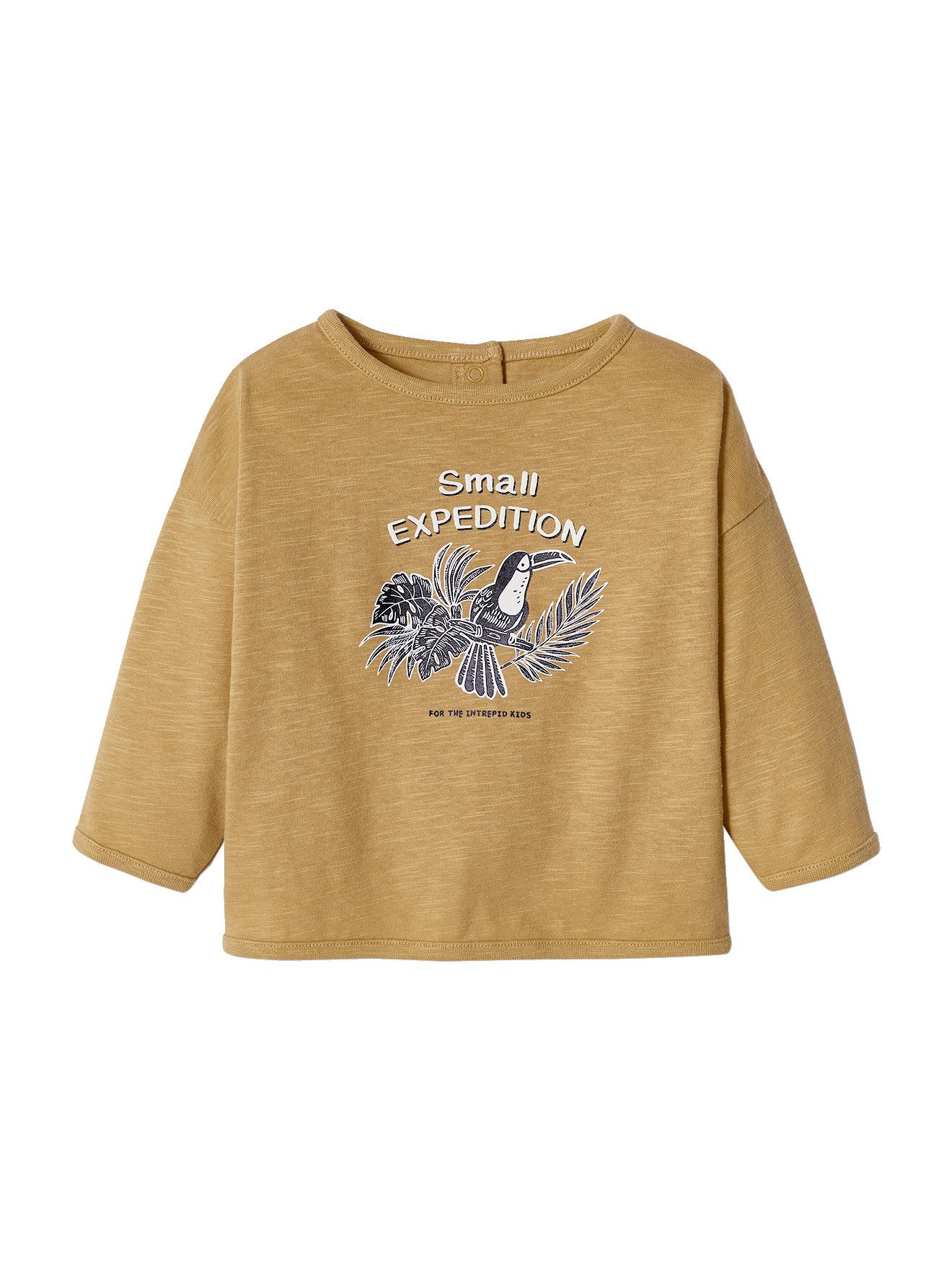 Langarmshirt Baby Shirt mit Dschungelprint
