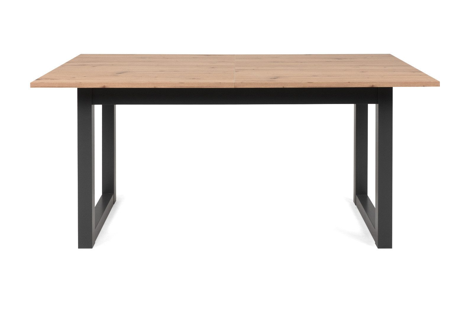 Furn.Design Esstisch Malta (Küchentisch in Anthrazit und Eiche Artisan, ausziehbar 160 - 200 cm), bis 8 Personen