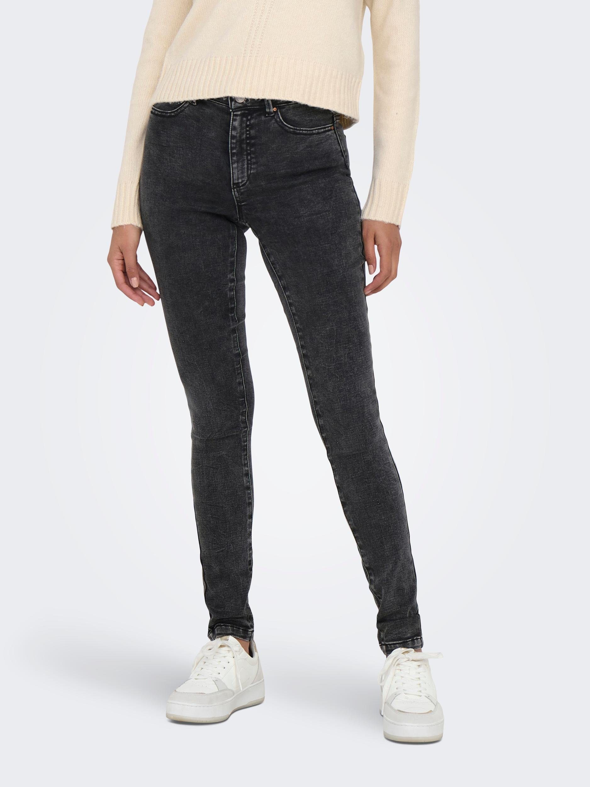 ONLY 5-Pocket-Jeans ONLFOREVER HIGH SKINNY Washed JOGG Black HW DNM
