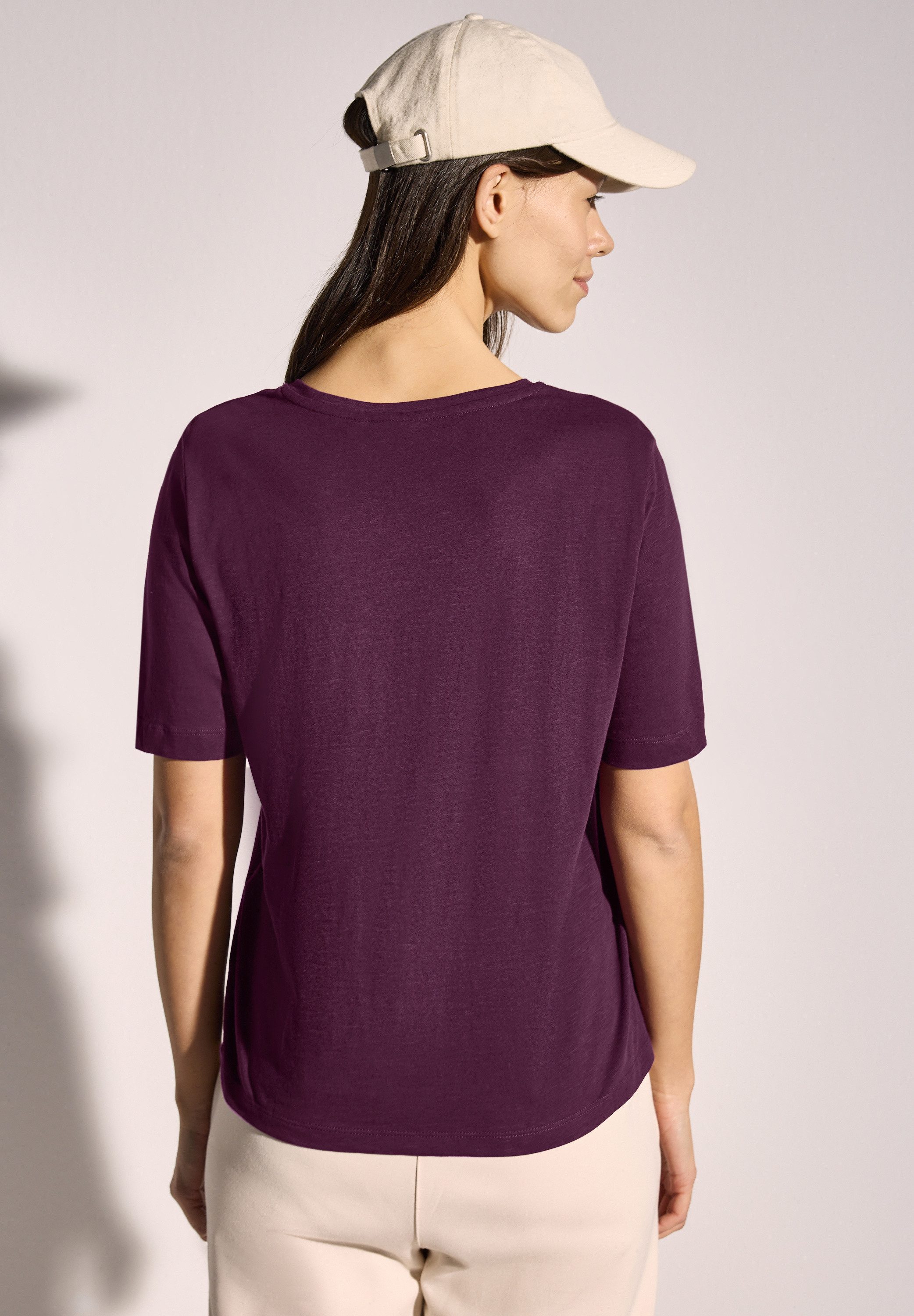 Cecil V-Shirt mit V-Ausschnitt günstig online kaufen