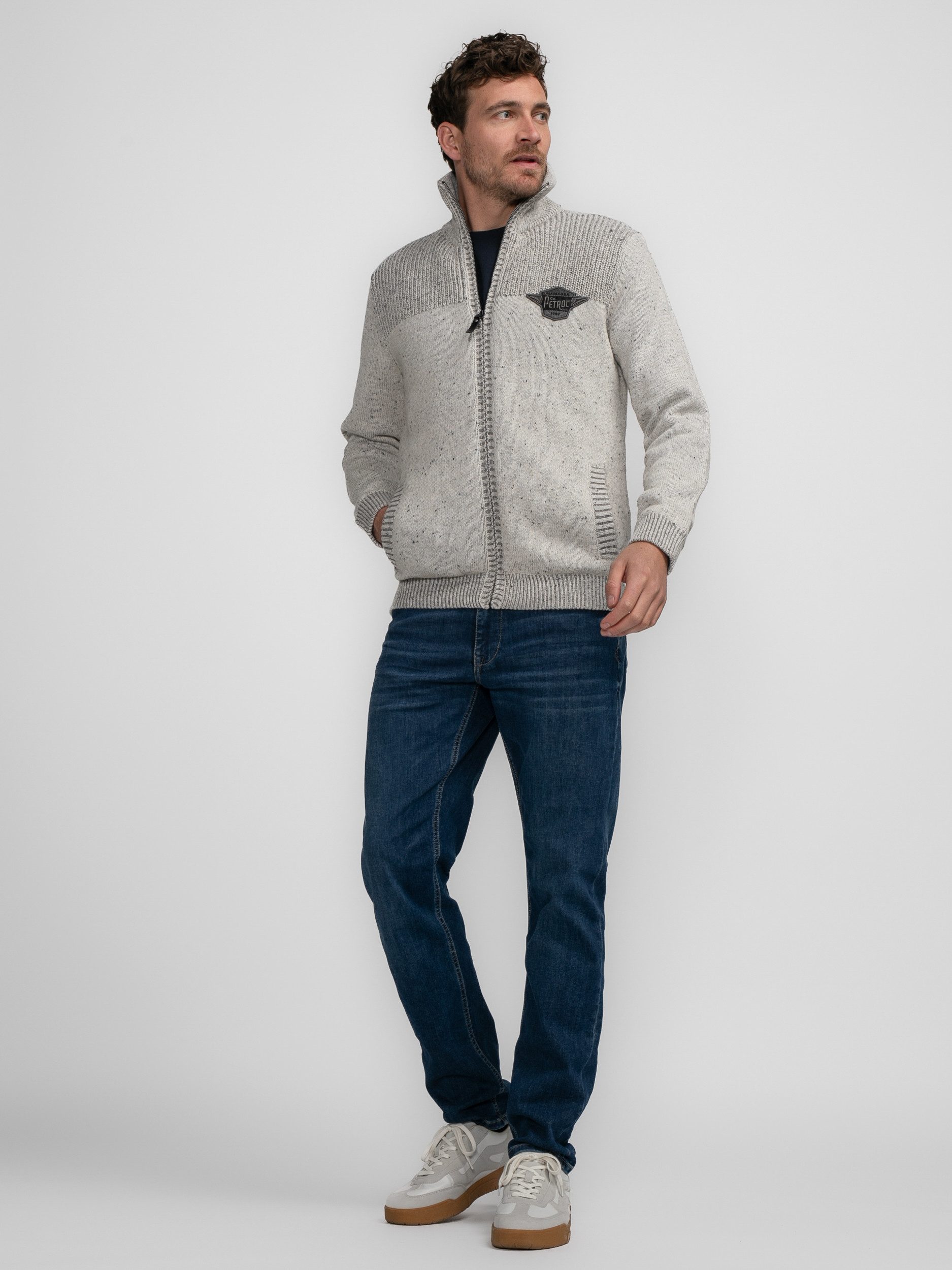 Petrol Industries Strickpullover StrickStrickjacke Naukati