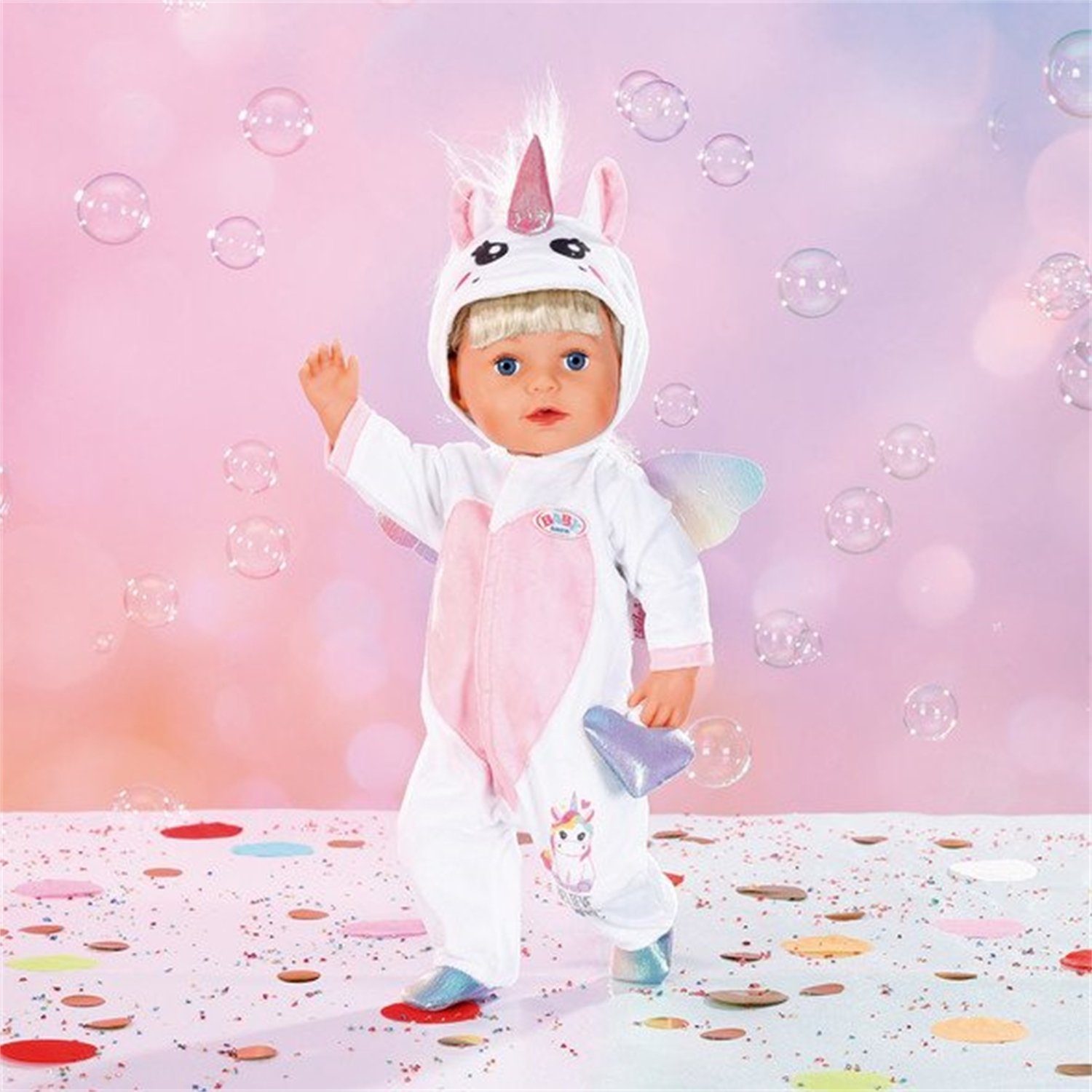 Zapf Creation® Puppenkleidung 832936 BABY born Einhorn Kuschelanzug 3cm günstig online kaufen