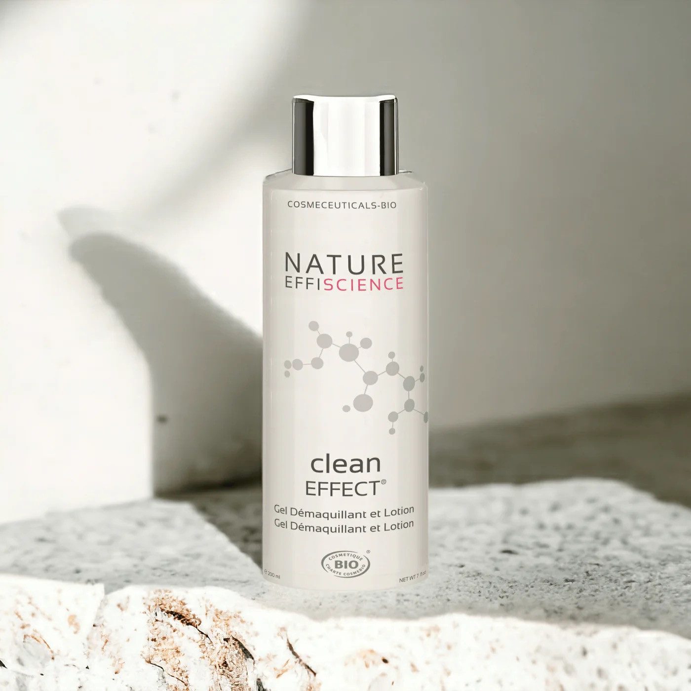 NATURE EFFISCIENCE Gesichtsreinigungsgel Bio 2-in-1 Reinigungsgel & Gesichtstonic – Make-up Entferner & Pflege, 2-tlg., Feuchtigkeit, Glow, Naturkosmetik