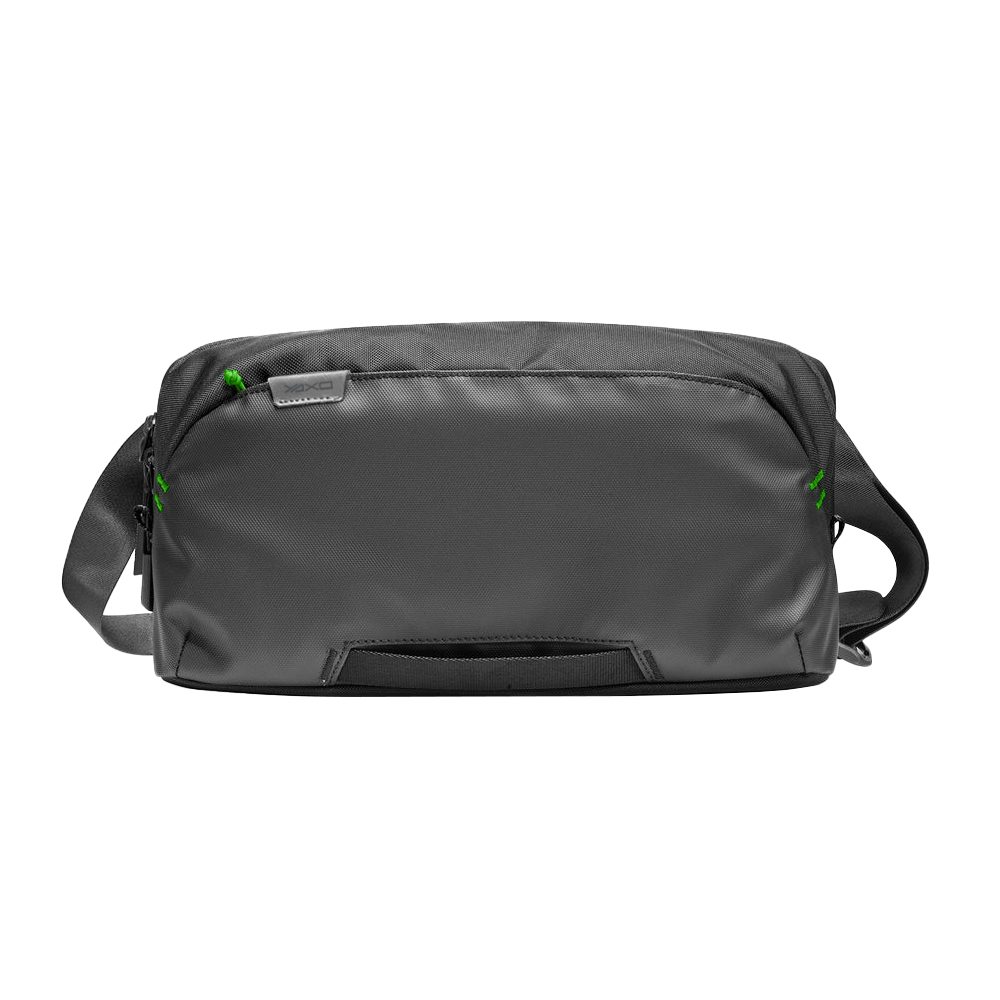YAXO Konsolen-Tasche Umhängetasche für Steam Deck ROG Ally Switch 2 gepolstert Zubehörfach Handheld Reisetasche Crossbody Schutz tragbar robust Legion Go, Universelle Passform