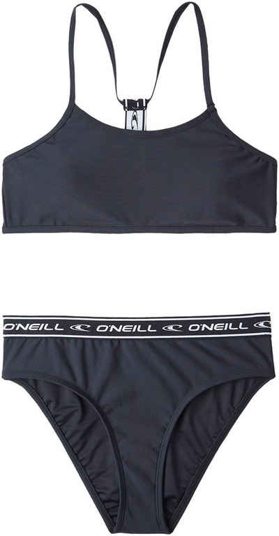 O'Neill Bustier-Bikini SPORTCLUB ACTIVE BIKINI (Set, 2-St) mit elastischem Bund und Logoschriftzug
