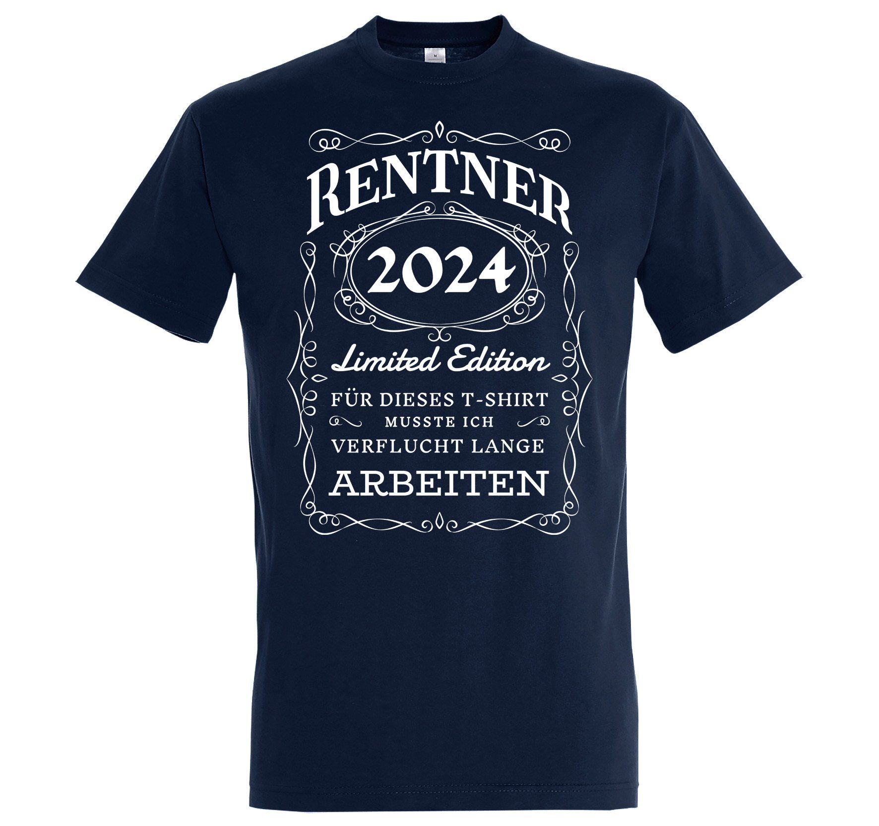 Youth Designz T-Shirt RENTNER 2024 Herren T-Shirt Rente Geschenk mit lustigem Spruch zum Ruhestand