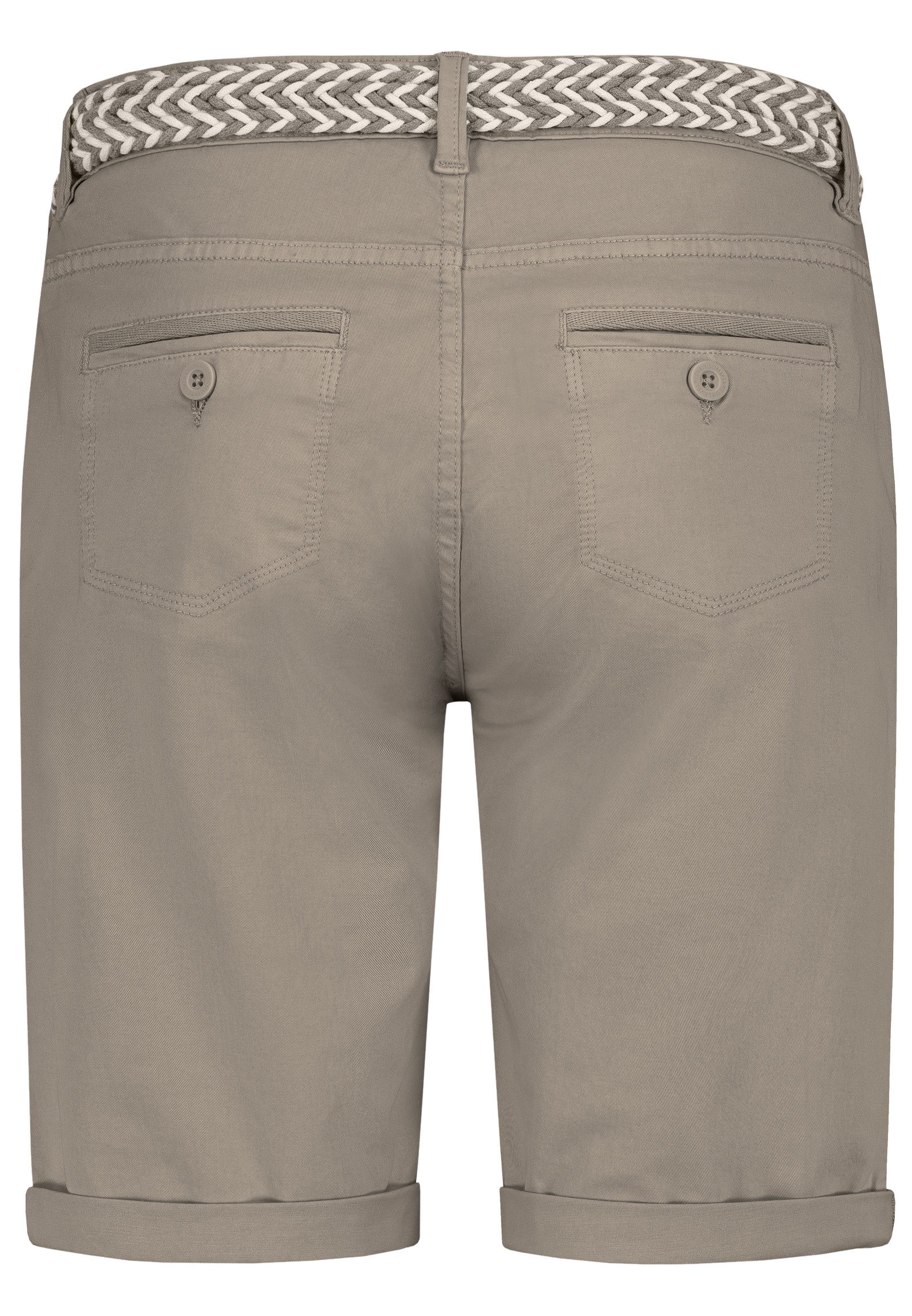 SUBLEVEL Bermudas Damen Short Bermuda kurze Hose Sommer Chino Stoff Hose mit Gürtel – Bild 3 von 5