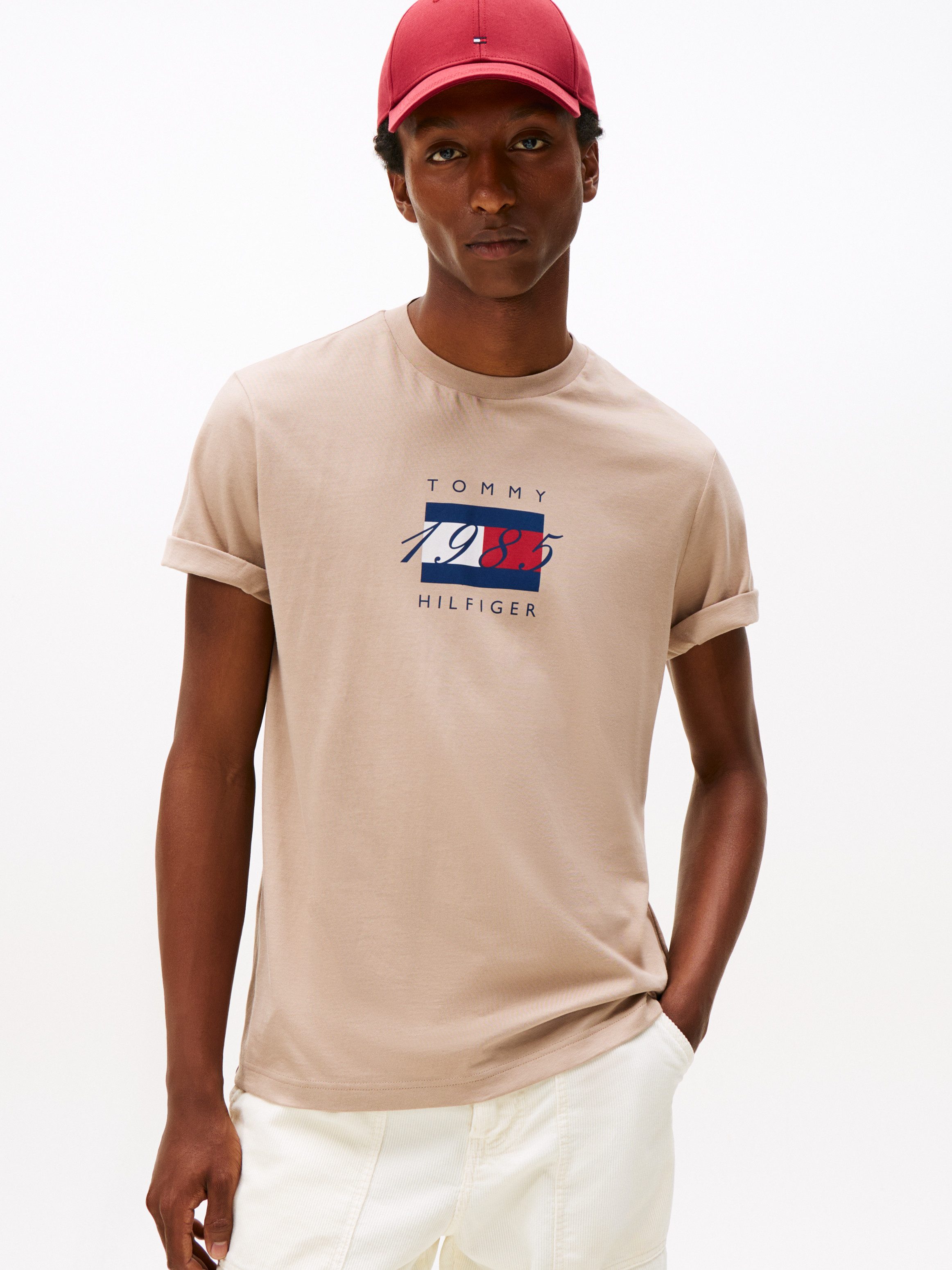 Tommy Hilfiger T-Shirt LINEAR FLAG GRAPHIC günstig online kaufen