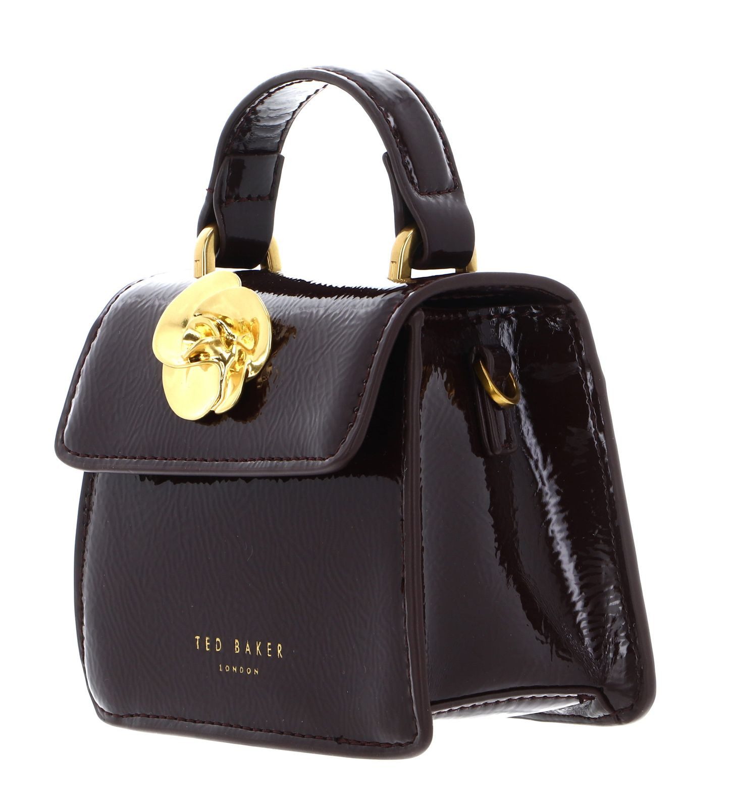 Ted Baker Umhängetasche Rose Detail Square Mini Top Handle Bag