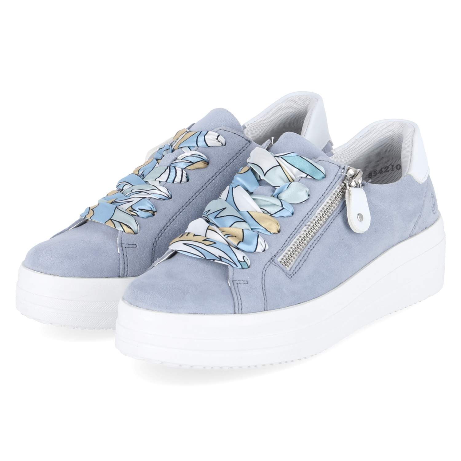 Remonte Remonte D1C06-10 Damen Rauleder blau Schnürschuh günstig online kaufen