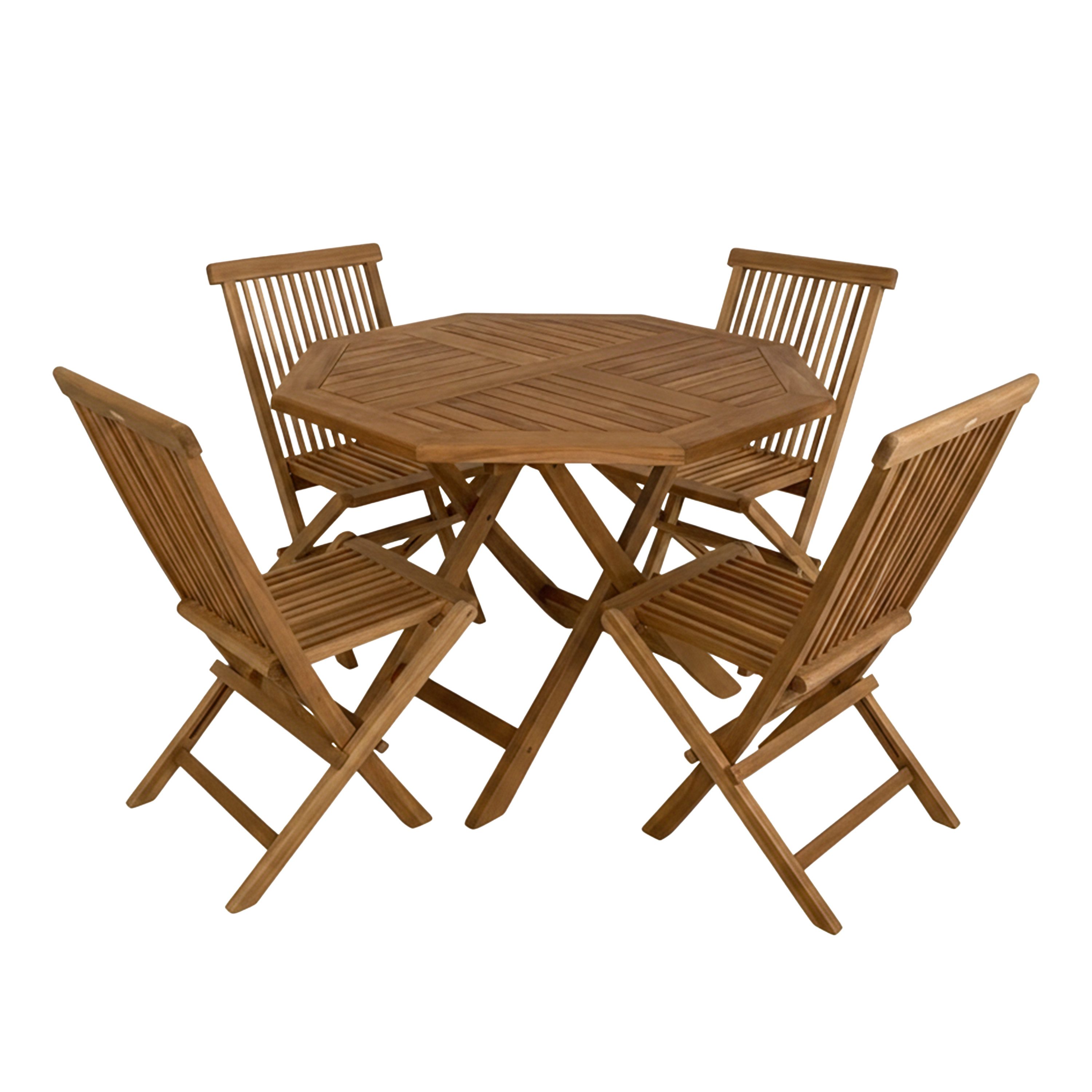 AXI Gartenlounge-Set Sana/Mina, (1 x Tisch, 4 x Stühlen)